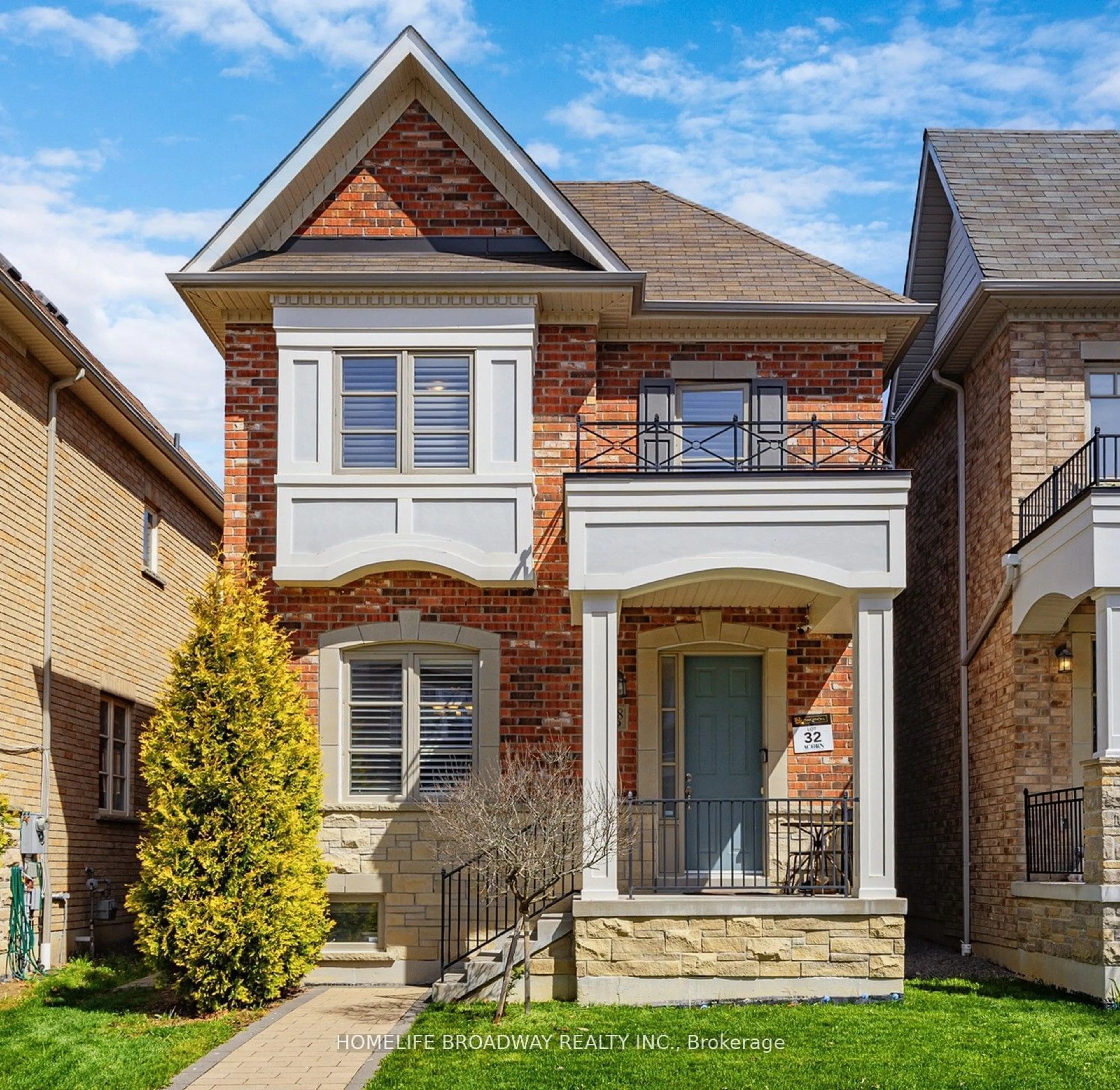 Home with brick exterior material for 18 Plantain Lane, Richmond Hill Ontario L4E 1B9