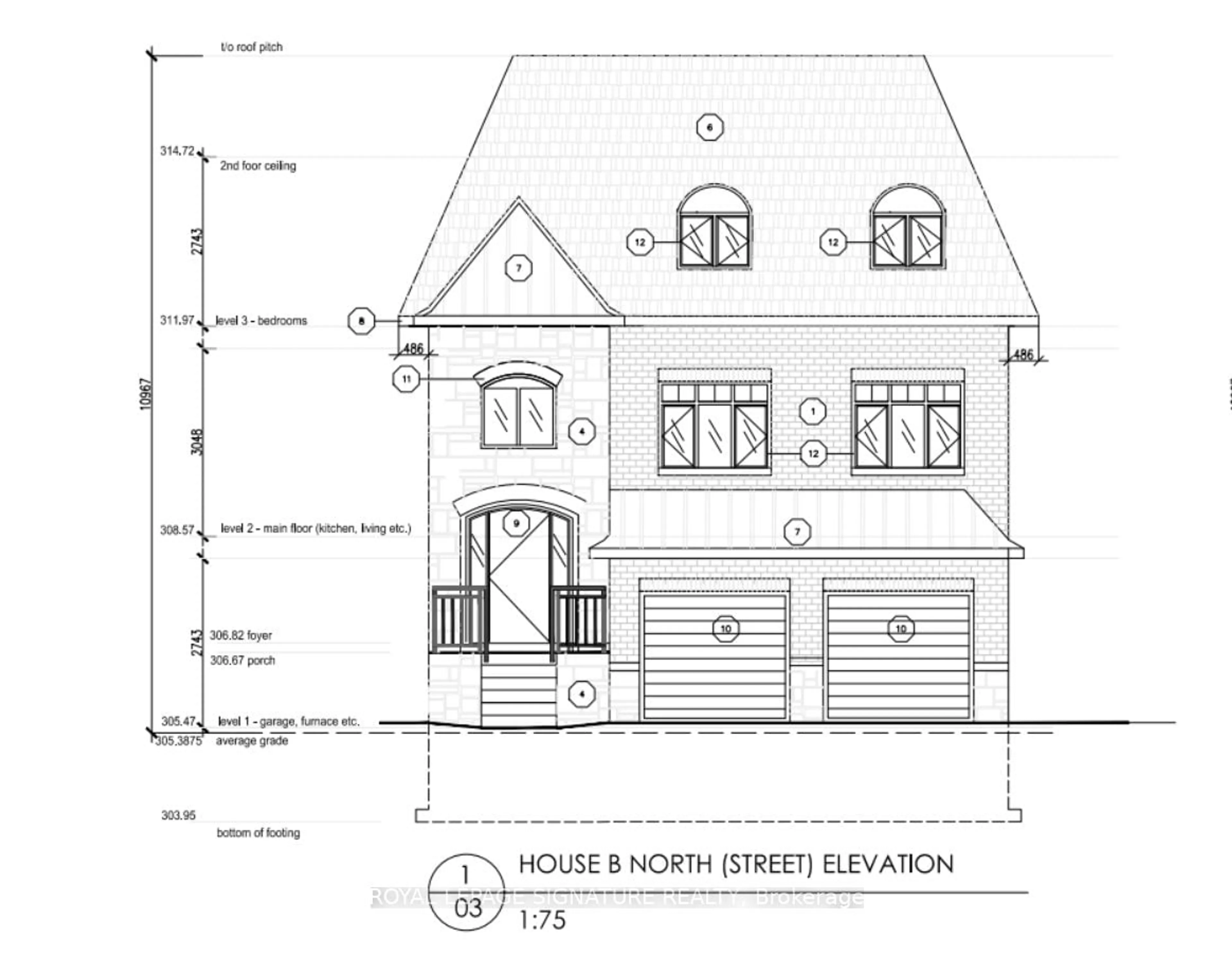 Floor plan for Lot 0A Briarhill Blvd, Richmond Hill Ontario L4E 4S3