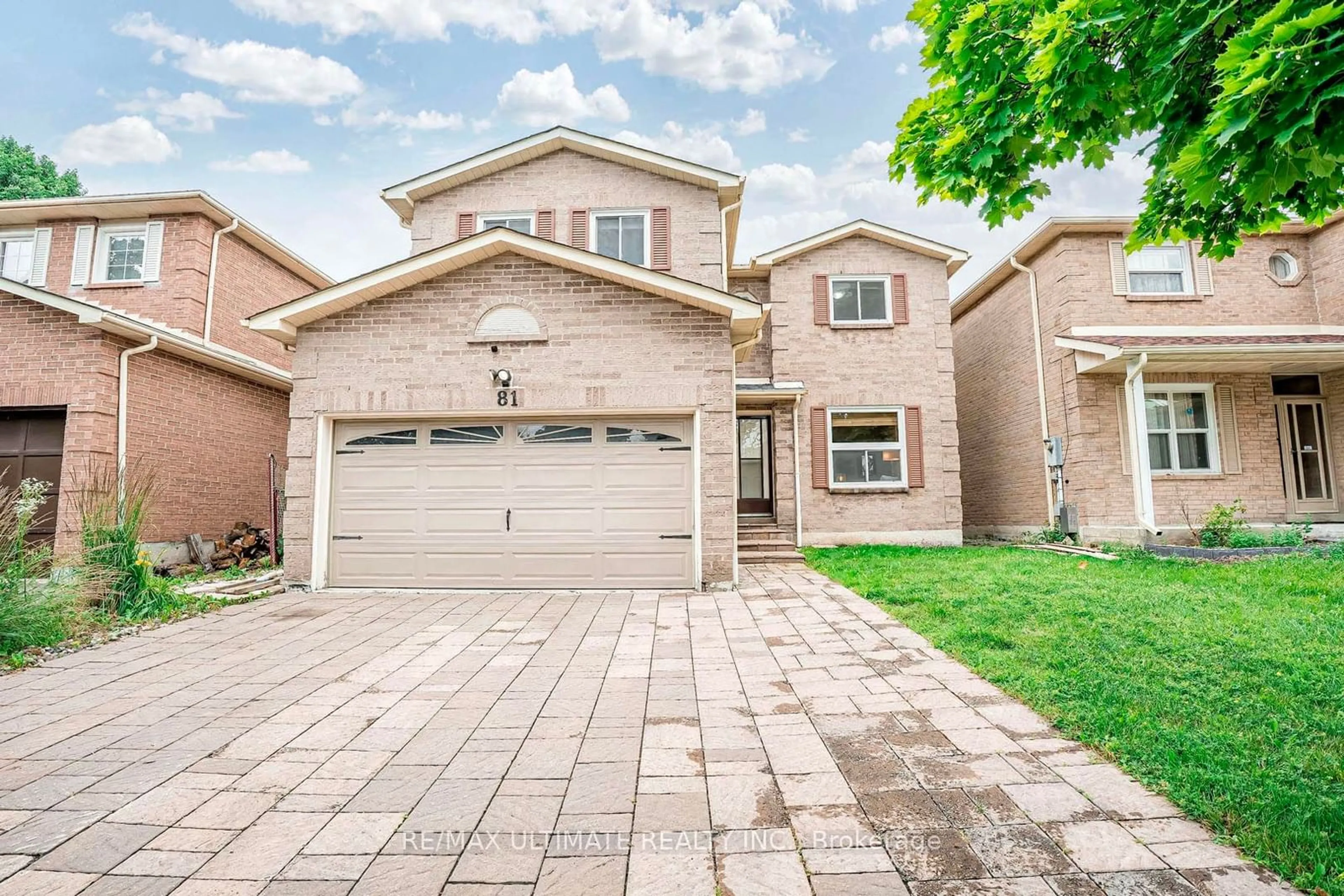 Home with brick exterior material for 81 Beck Dr, Markham Ontario L3P 5J1