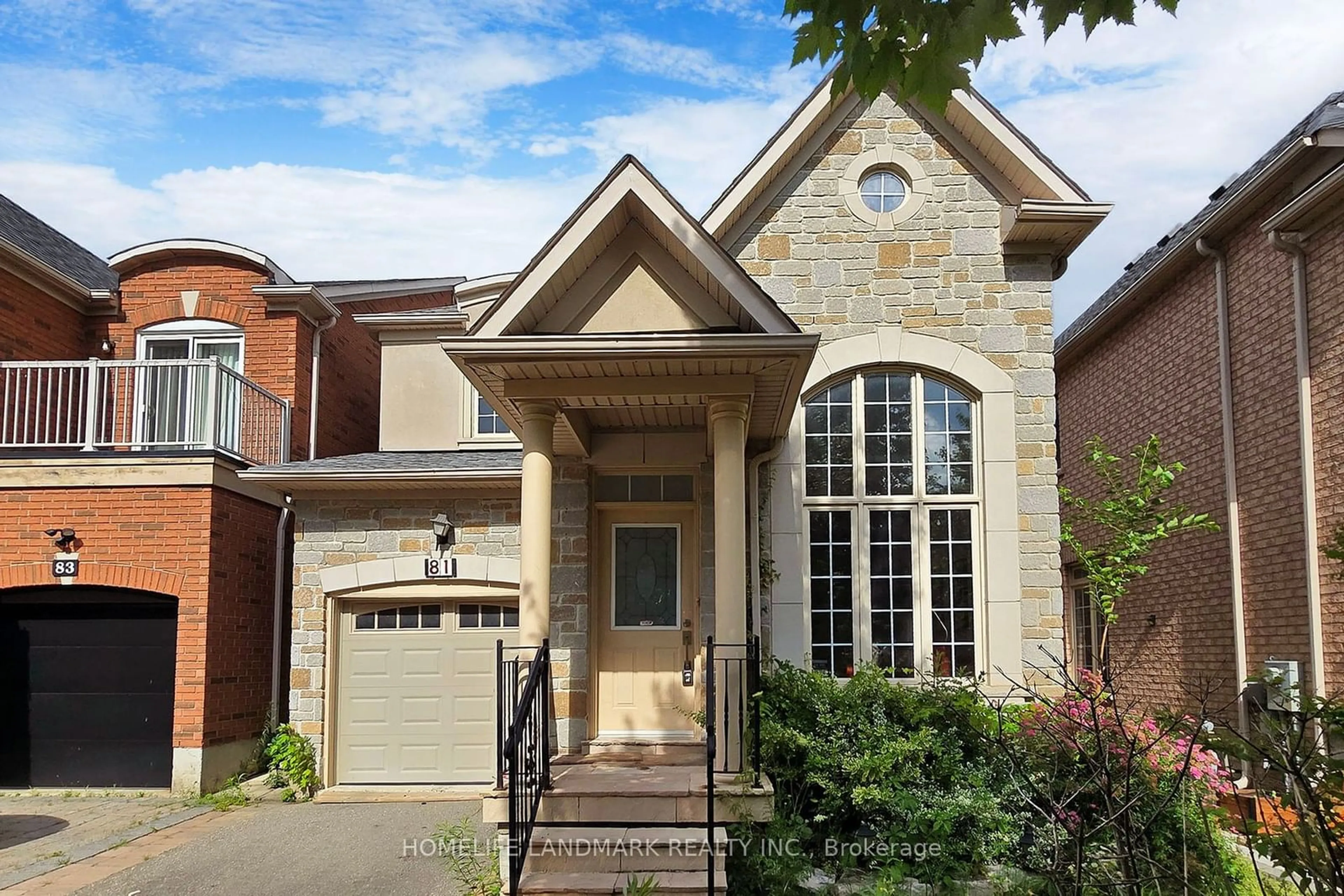 Home with brick exterior material for 81 Dewpoint Rd, Vaughan Ontario L4J 9E1