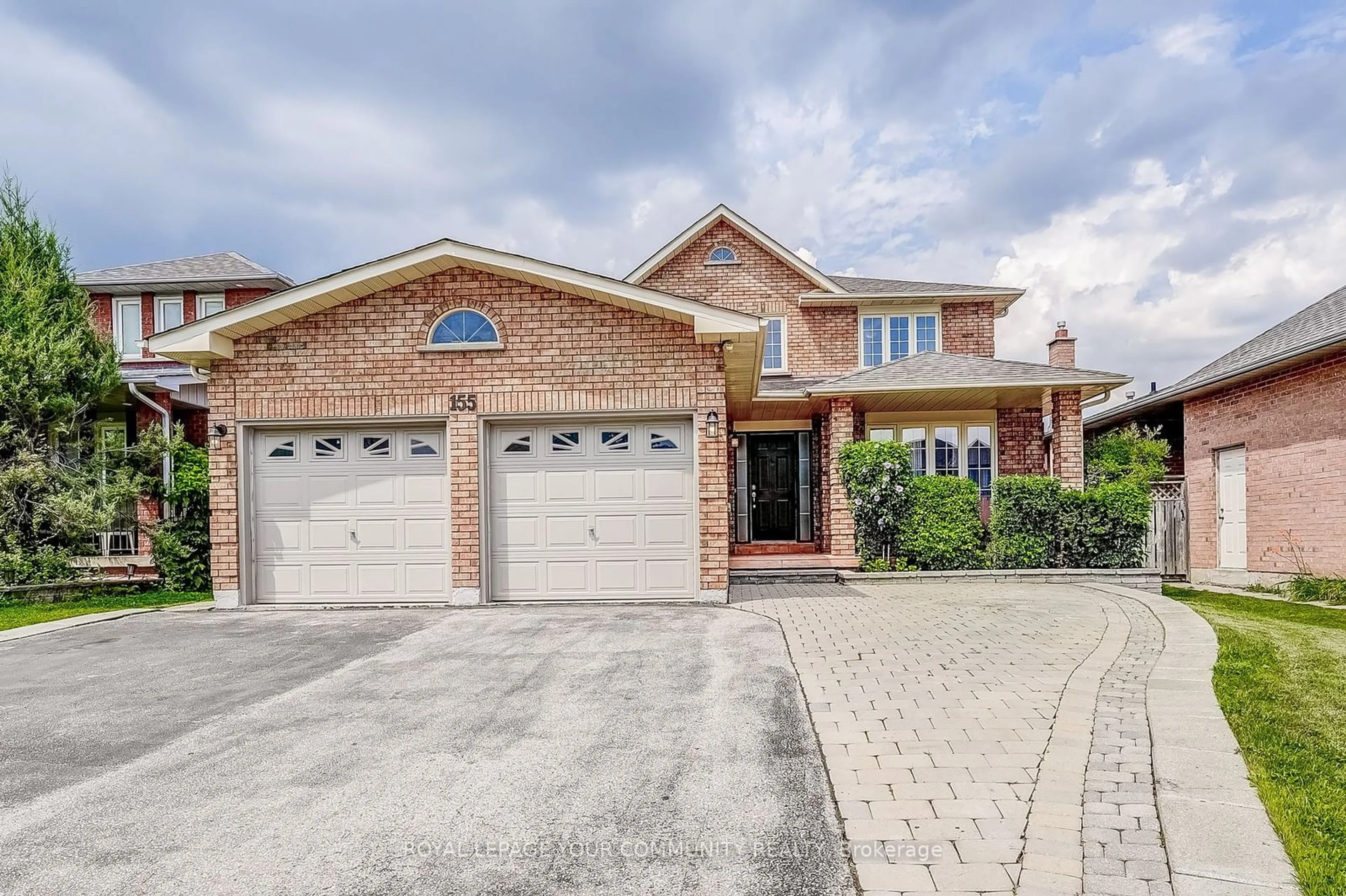 Home with brick exterior material for 155 Mapes Ave, Vaughan Ontario L4L 8R9