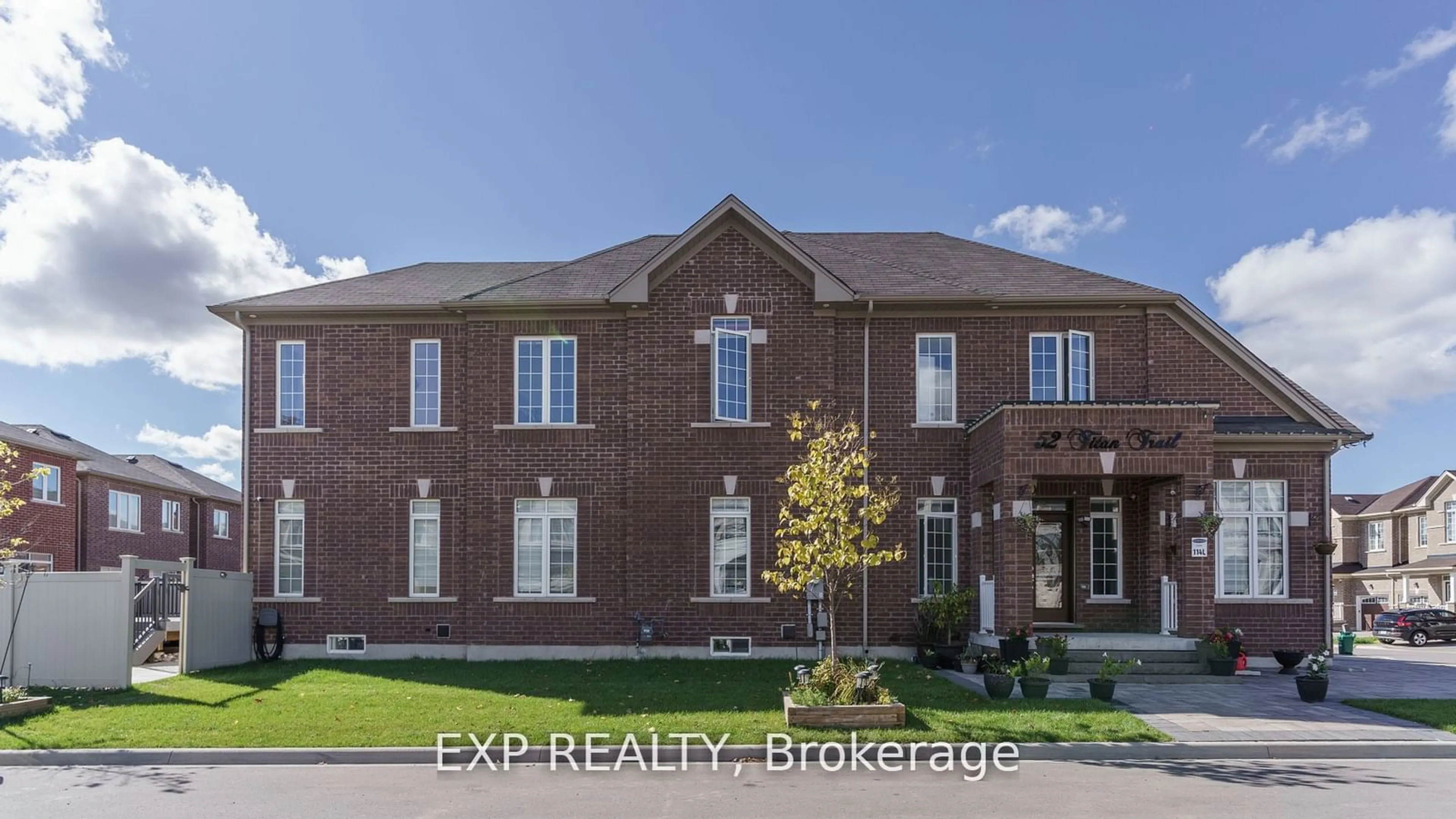 Home with brick exterior material for 52 Titan Tr, Markham Ontario L3S 0E2