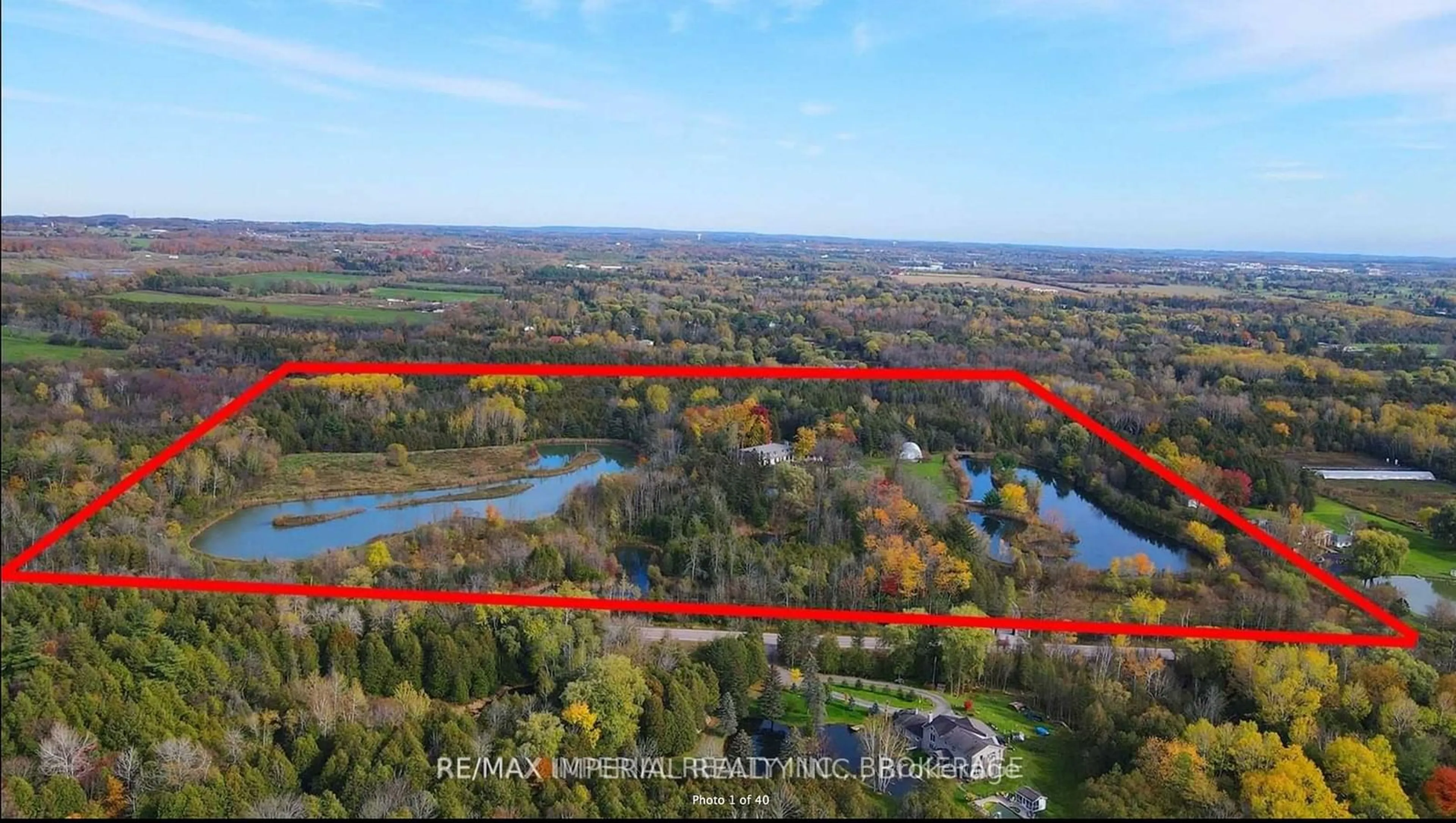 A pic from outside/outdoor area/front of a property/back of a property/a pic from drone, water/lake/river/ocean view for 13231 Kennedy Rd, Whitchurch-Stouffville Ontario L4A 7X5