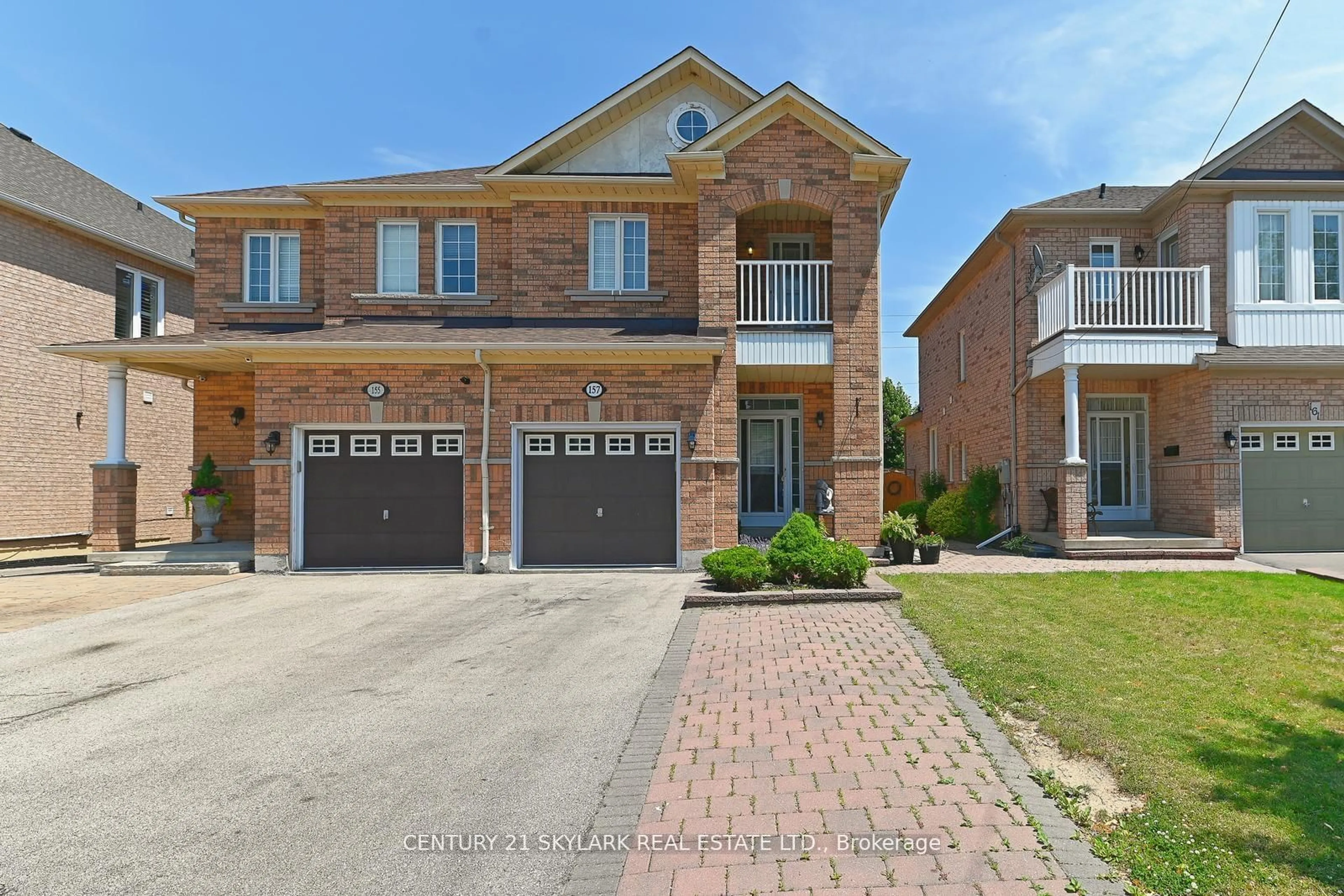 Home with brick exterior material for 157 Terra Rd, Vaughan Ontario L4L 3J4