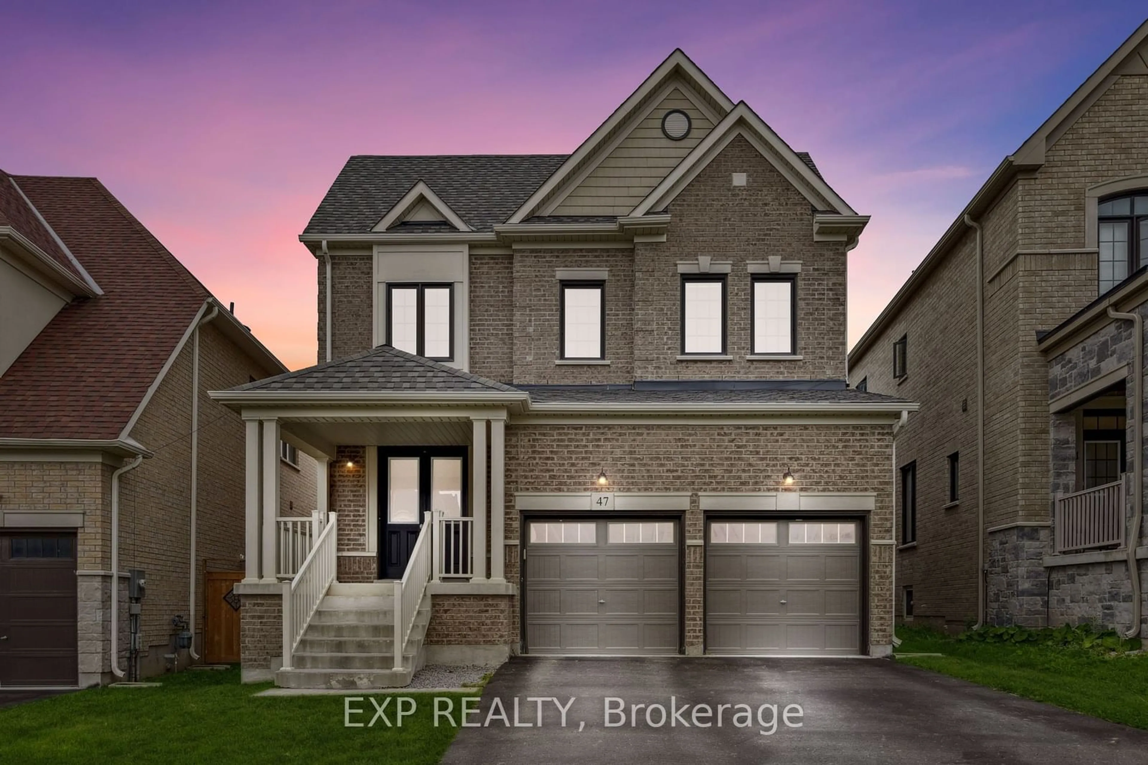 Home with brick exterior material for 47 Holland Vista St, East Gwillimbury Ontario L9N 0T2