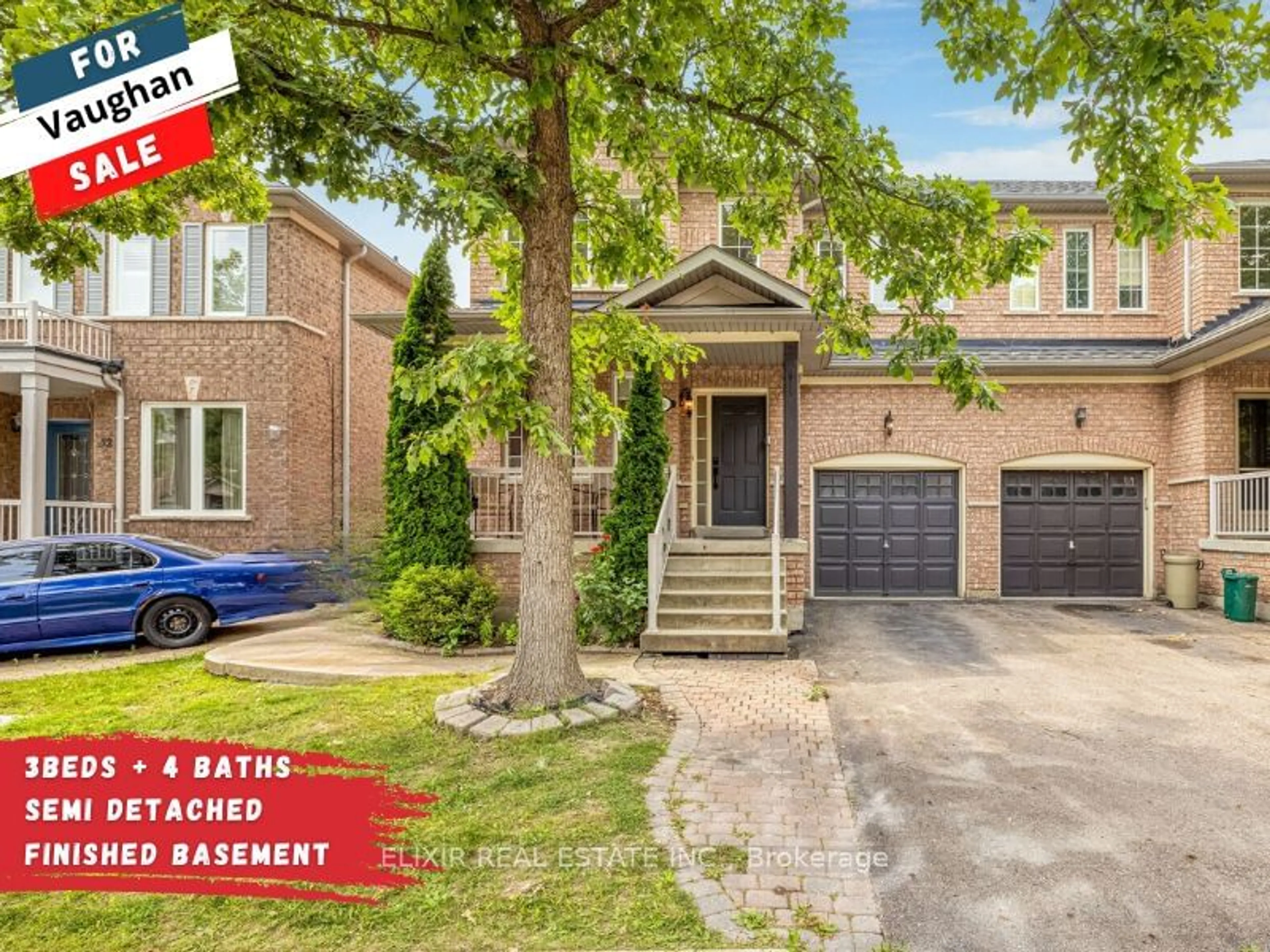 Home with brick exterior material for 36 Montreaux Cres, Vaughan Ontario L4H 2X9