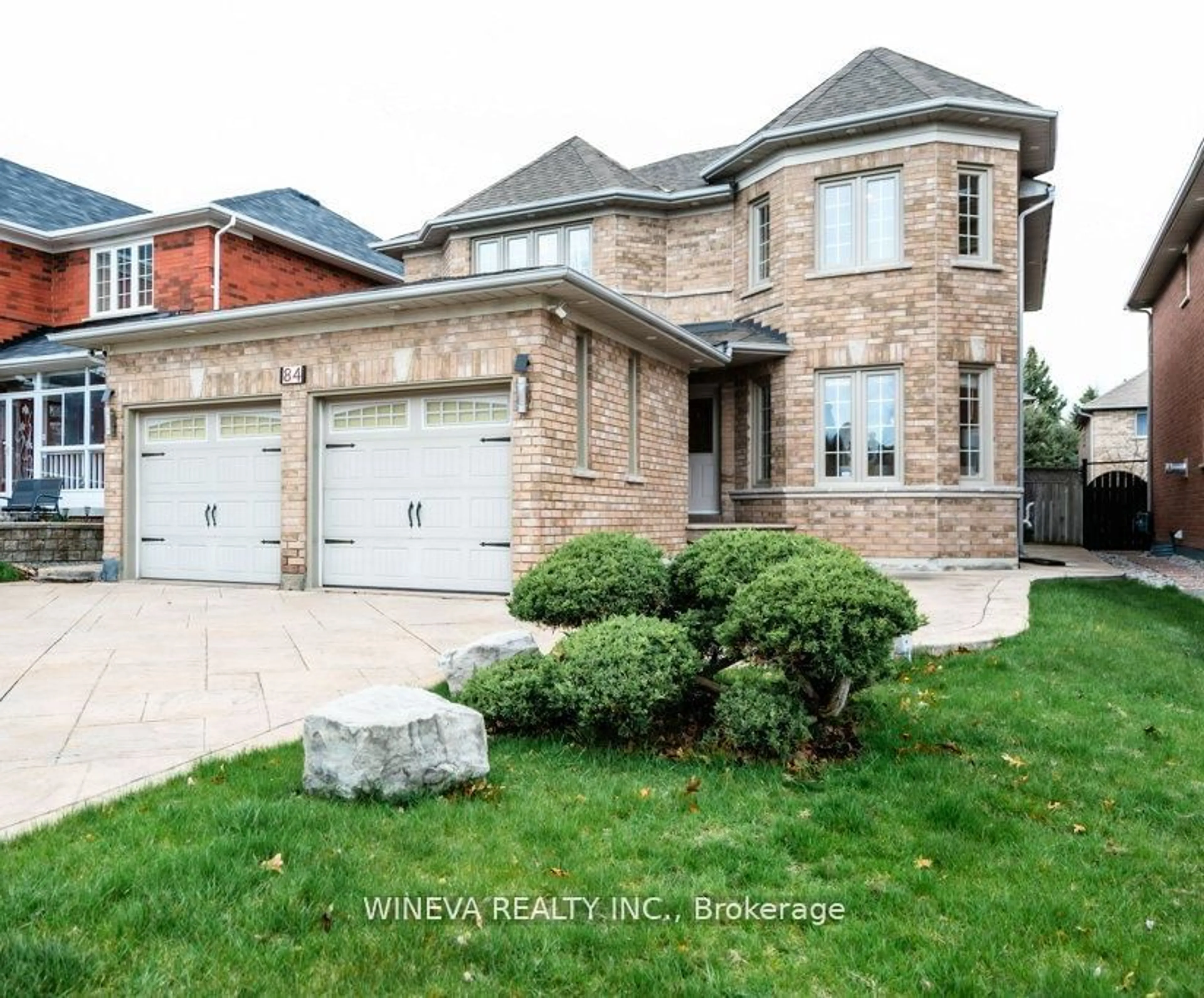 Home with brick exterior material for 84 Song Bird Dr, Markham Ontario L3S 3T8