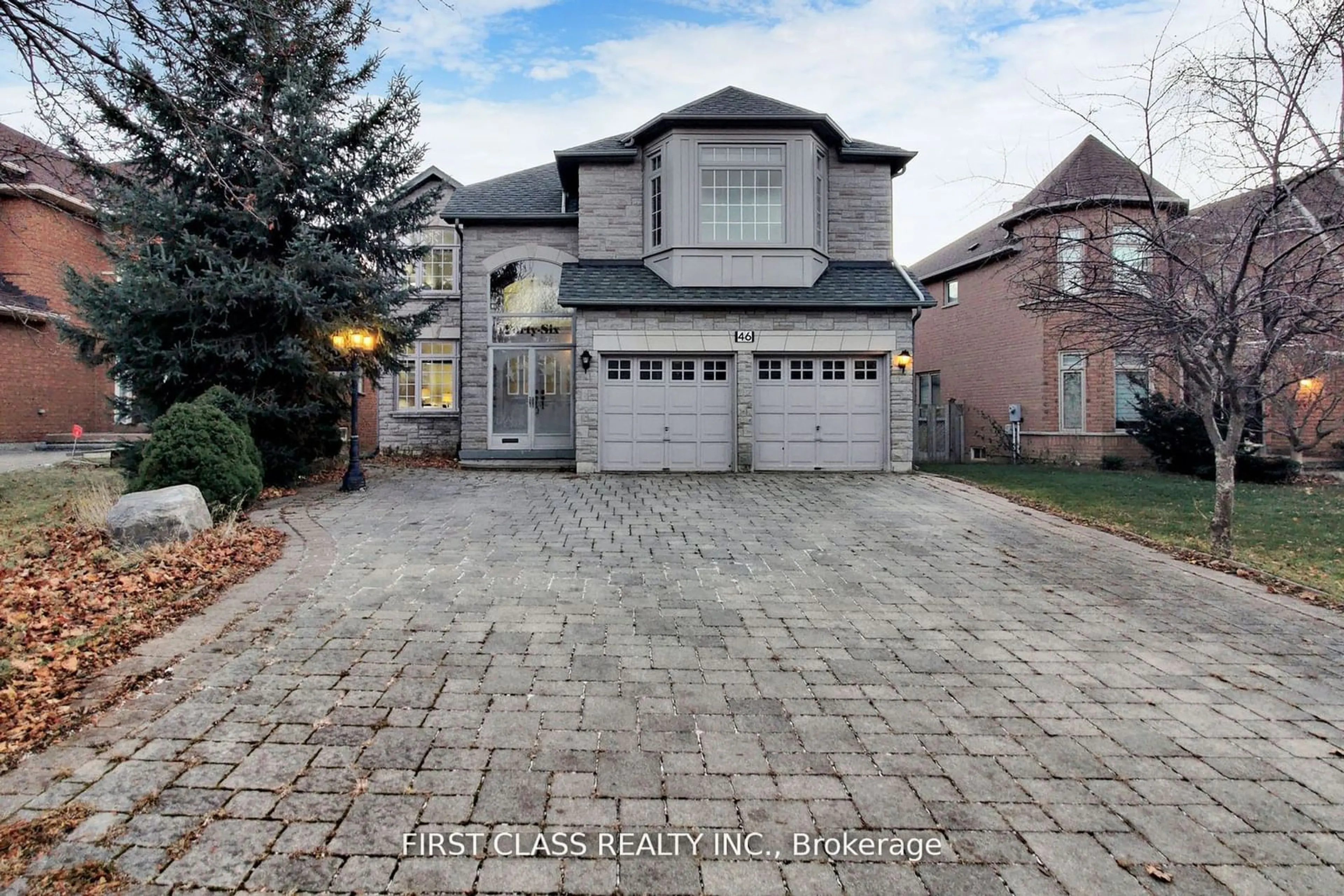 Home with brick exterior material for 46 Alpine Cres, Richmond Hill Ontario L4S 1W4