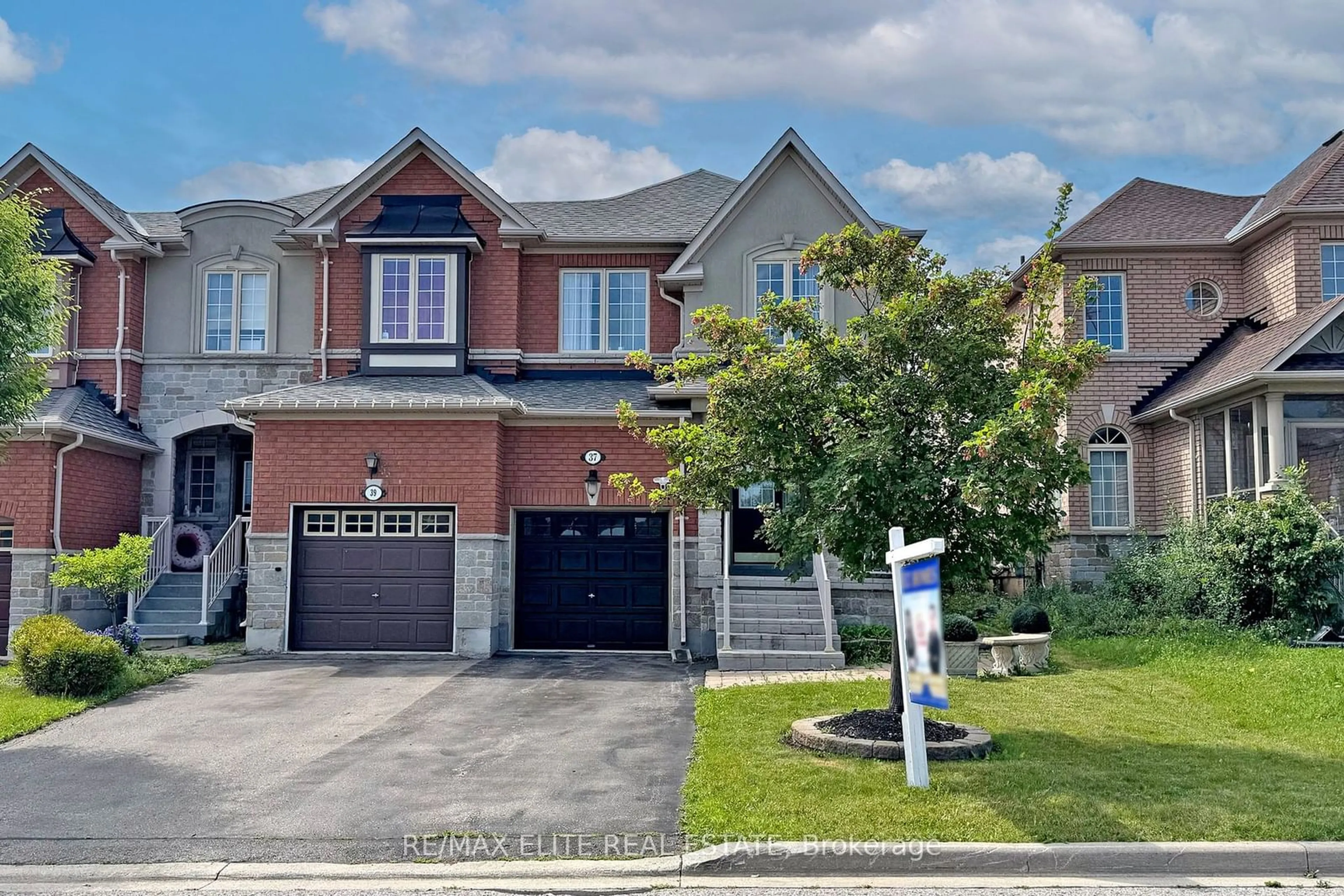 Home with brick exterior material for 37 Whisperwood Rd, Vaughan Ontario L4J 9G6