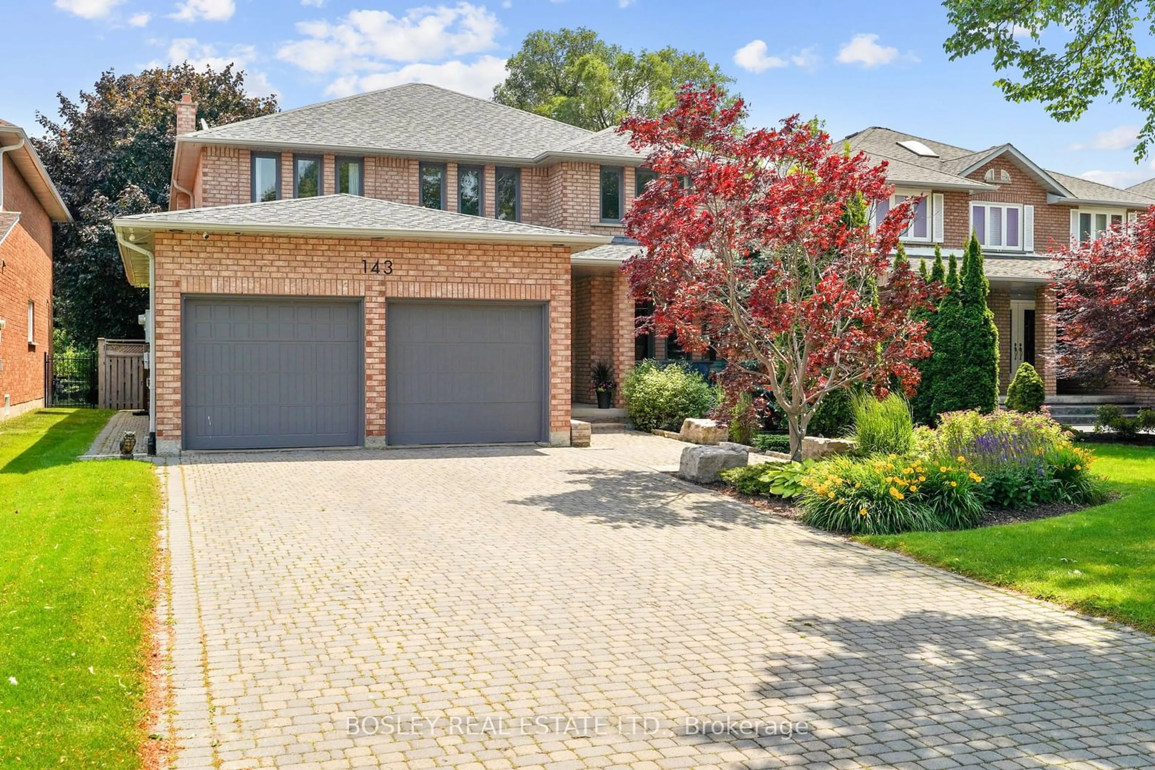 Home with brick exterior material for 143 Bordeaux Dr, Vaughan Ontario L4L 8B6