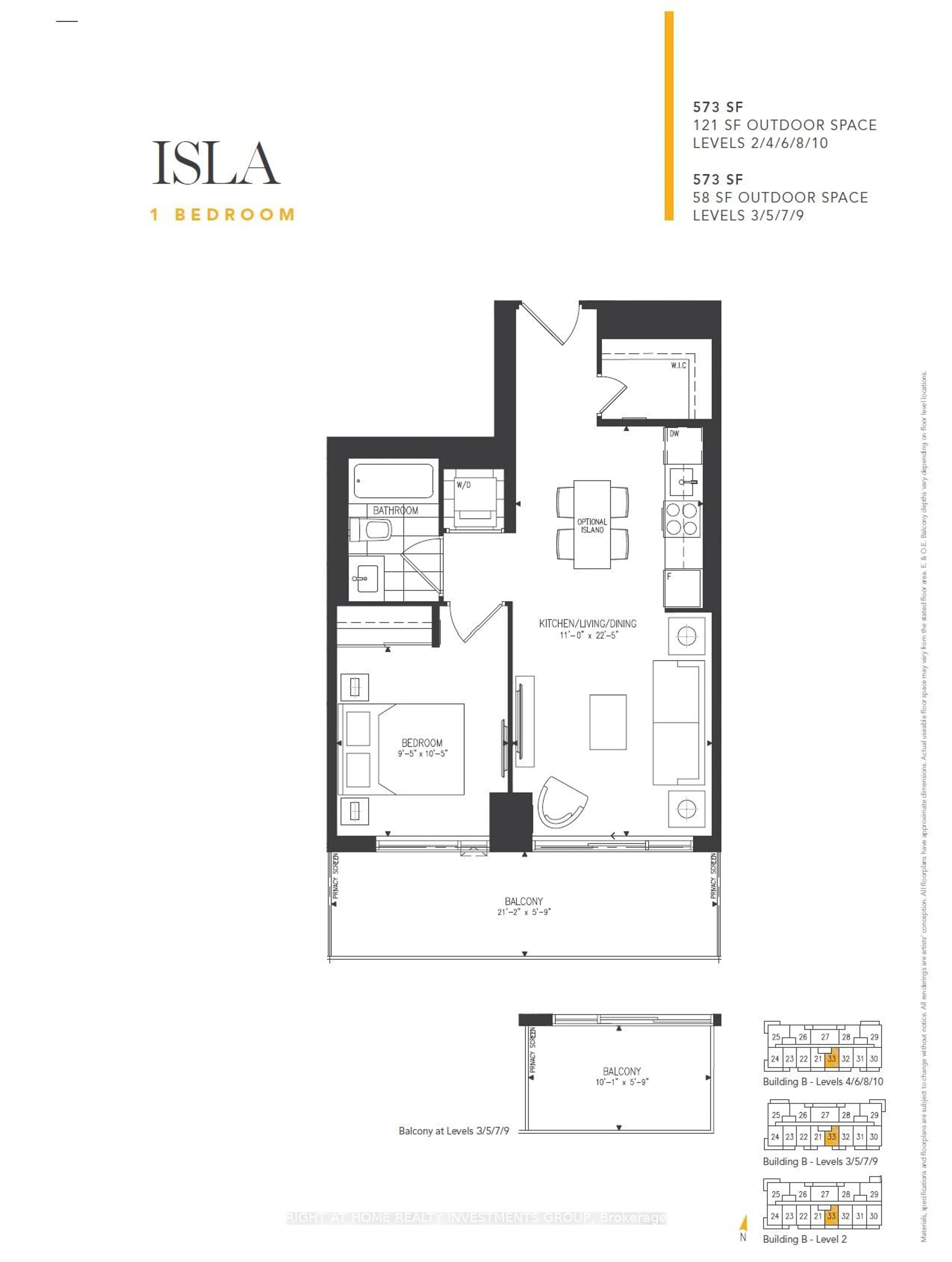 Floor plan for 2 David Eyer Rd #833, Richmond Hill Ontario L4S 0N6