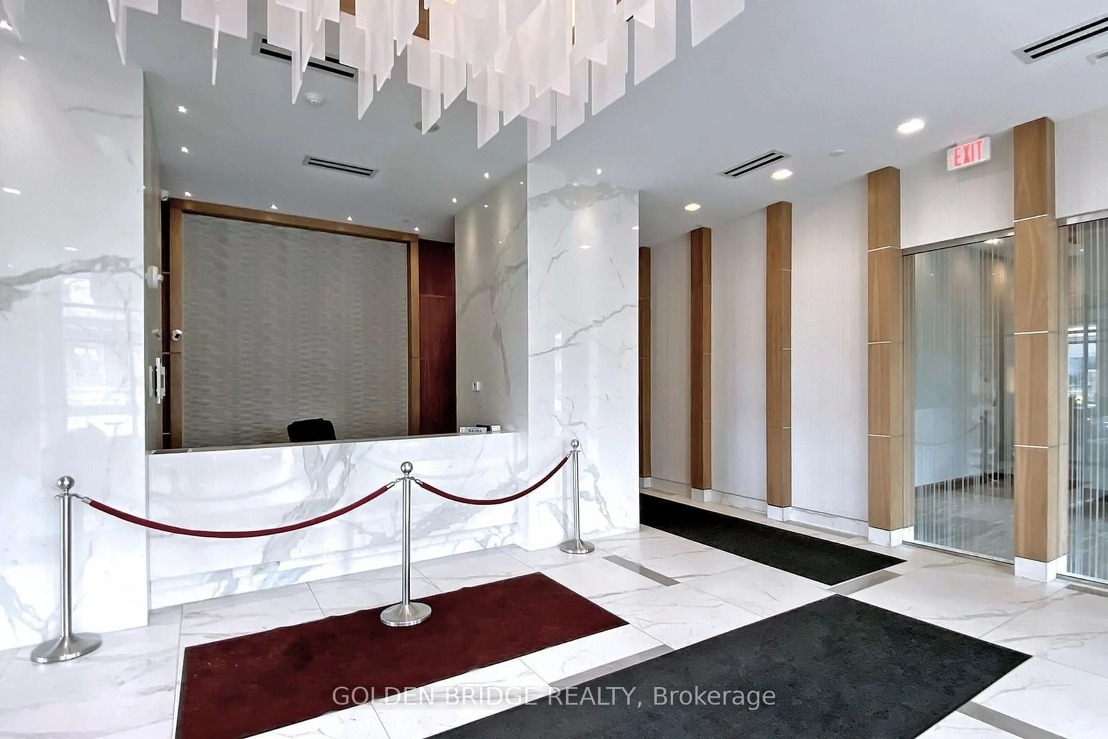 Indoor lobby, ceramic floors for 9506 Markham Rd #1509, Markham Ontario L6E 0S5