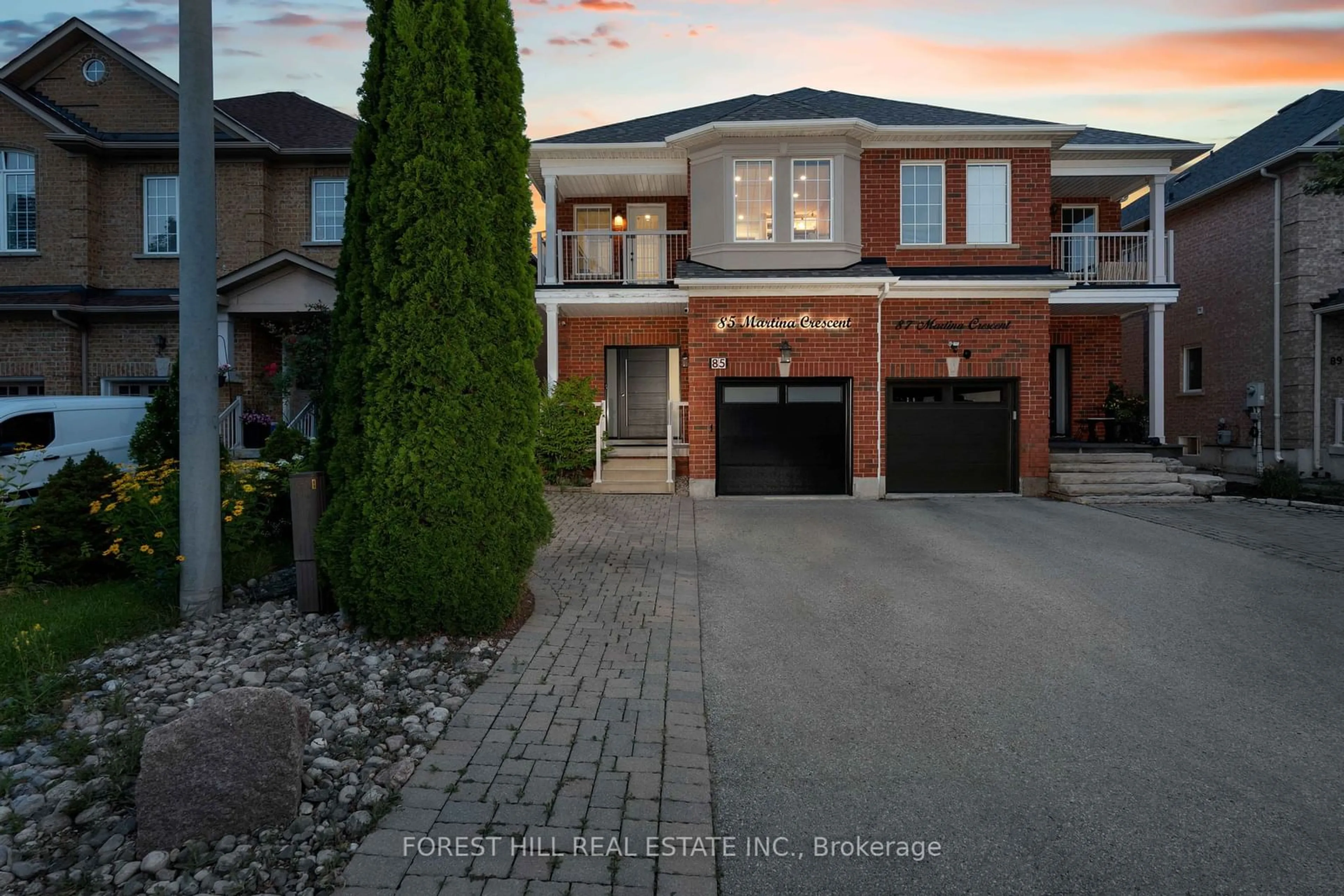 Home with brick exterior material for 85 Martina Cres, Vaughan Ontario L4H 3B8
