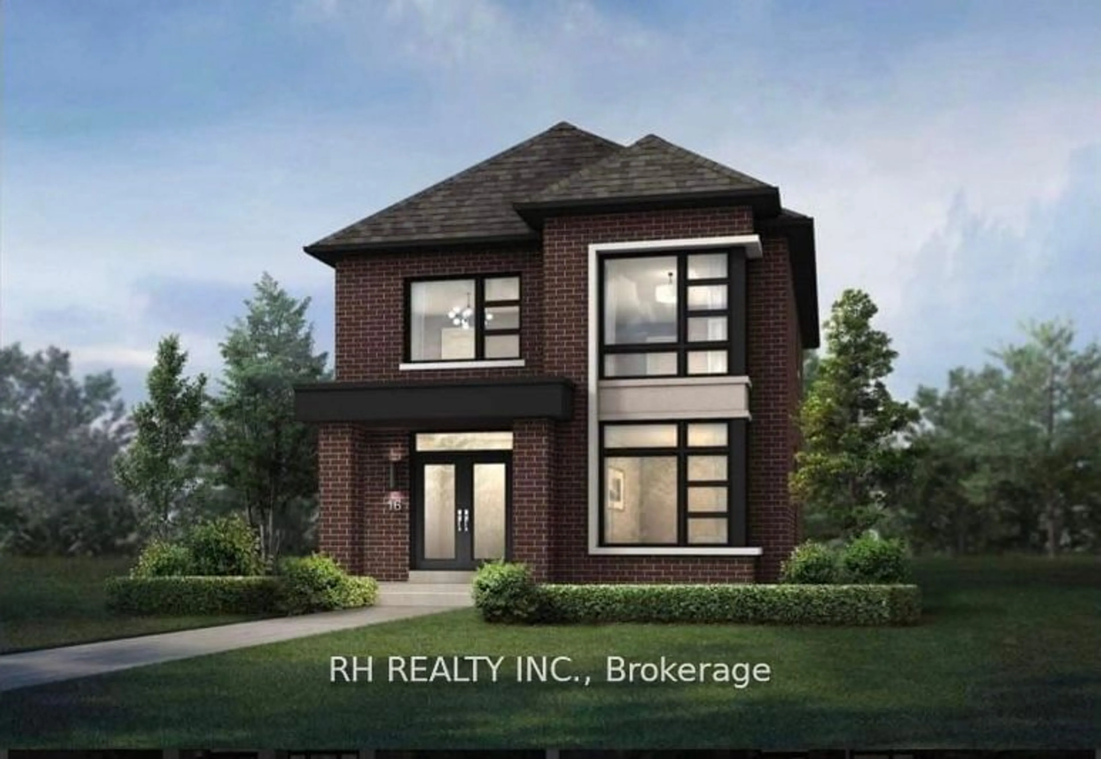 Frontside or backside of a home, the front or back of building for 37 Golden Fern St, Markham Ontario L6B 0V5