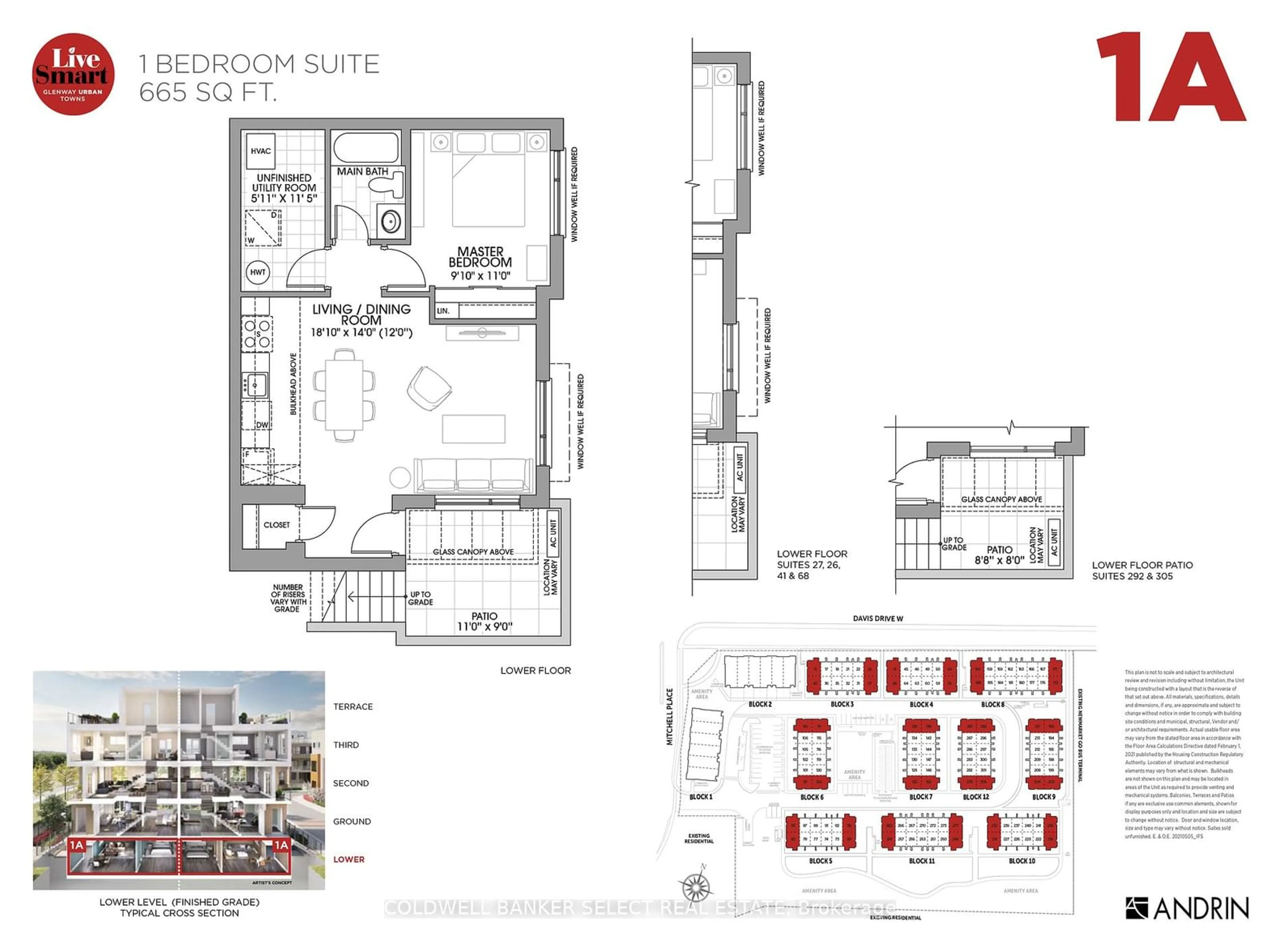 Floor plan for 26 Lytham Green Circ #28, Newmarket Ontario L3Y 0H3