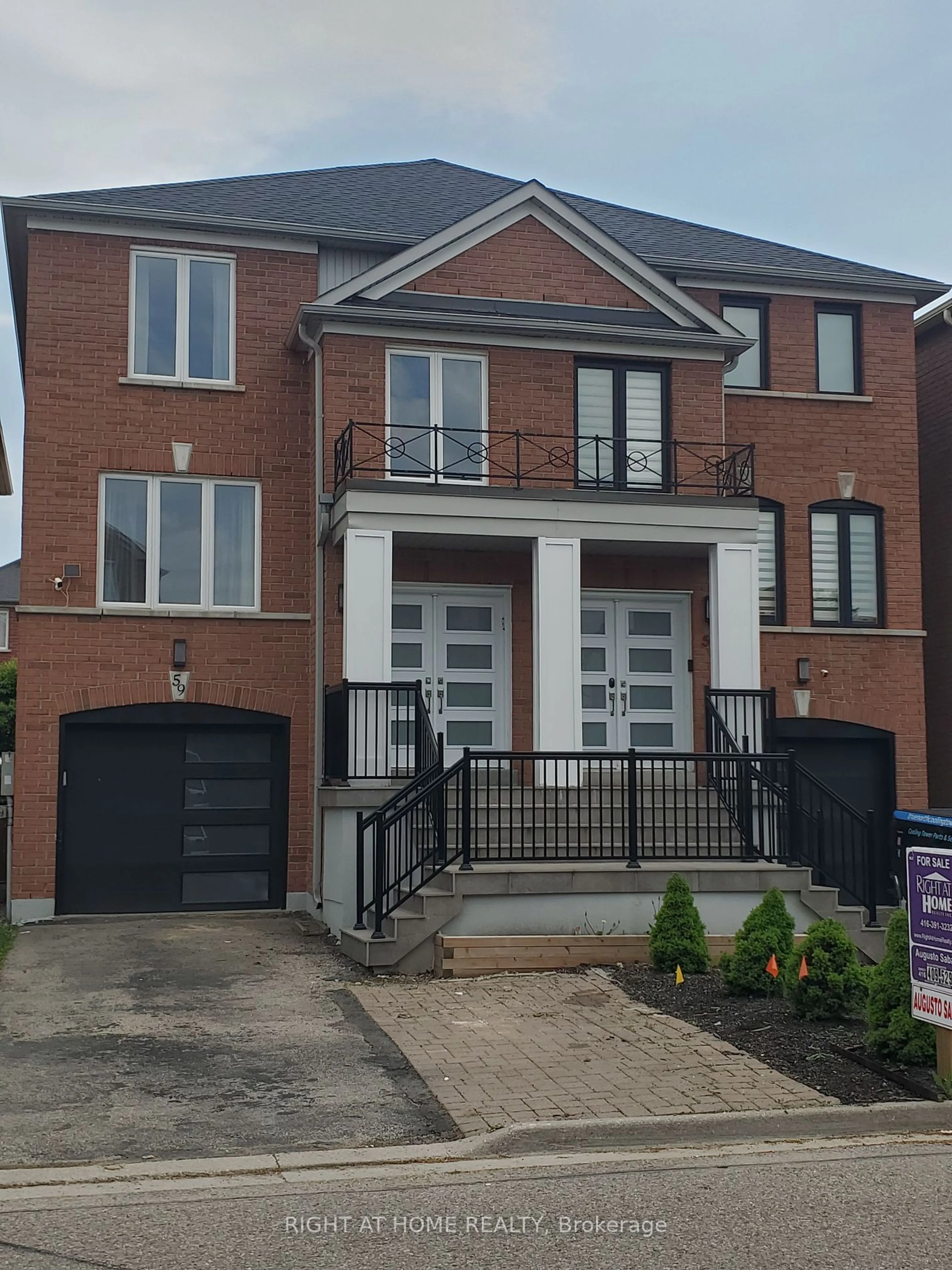 Home with brick exterior material for 59 Sassafras Circ, Vaughan Ontario L4J 8M7