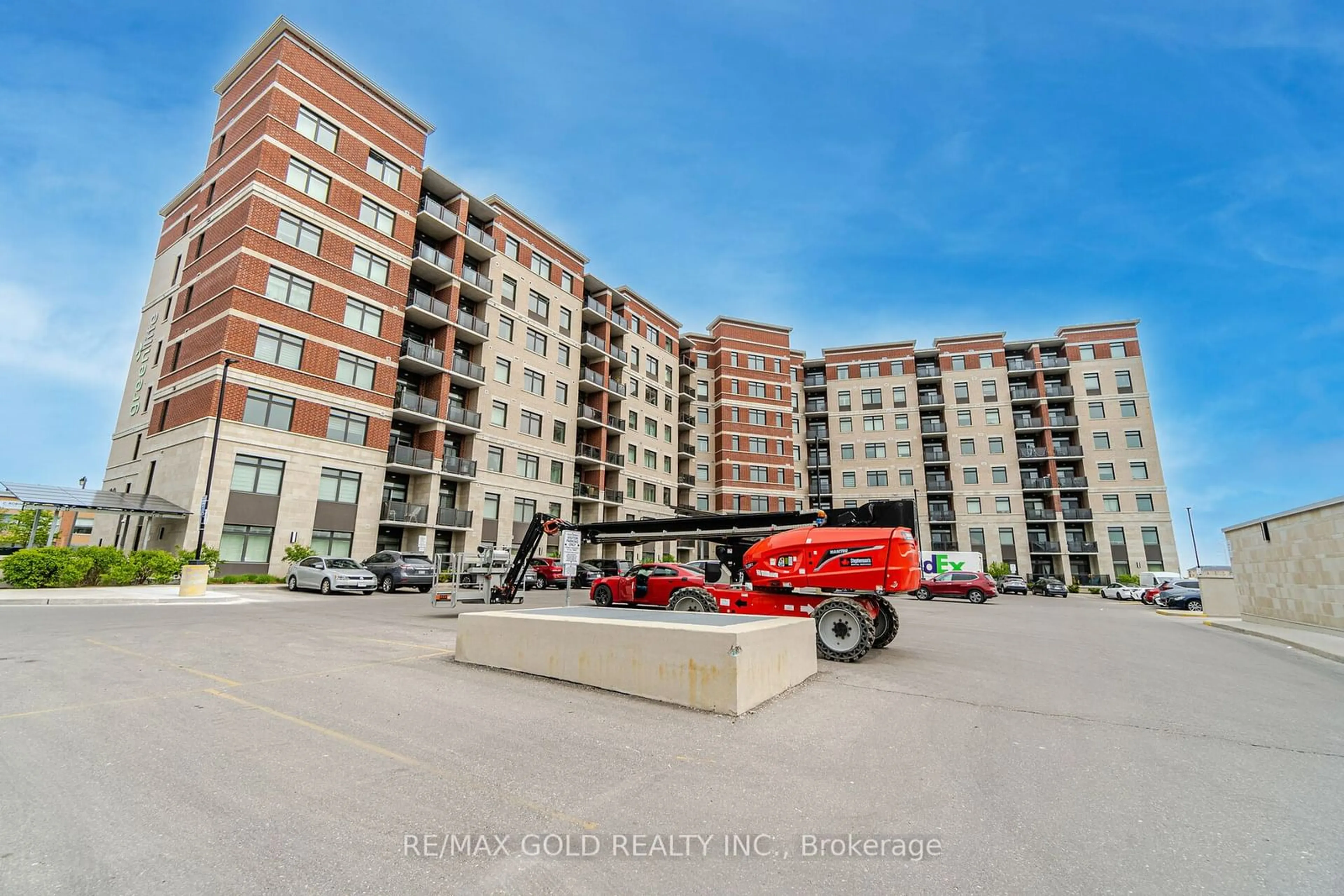 A pic from exterior of the house or condo for 39 New Delhi Dr #209, Markham Ontario L3S 0E1