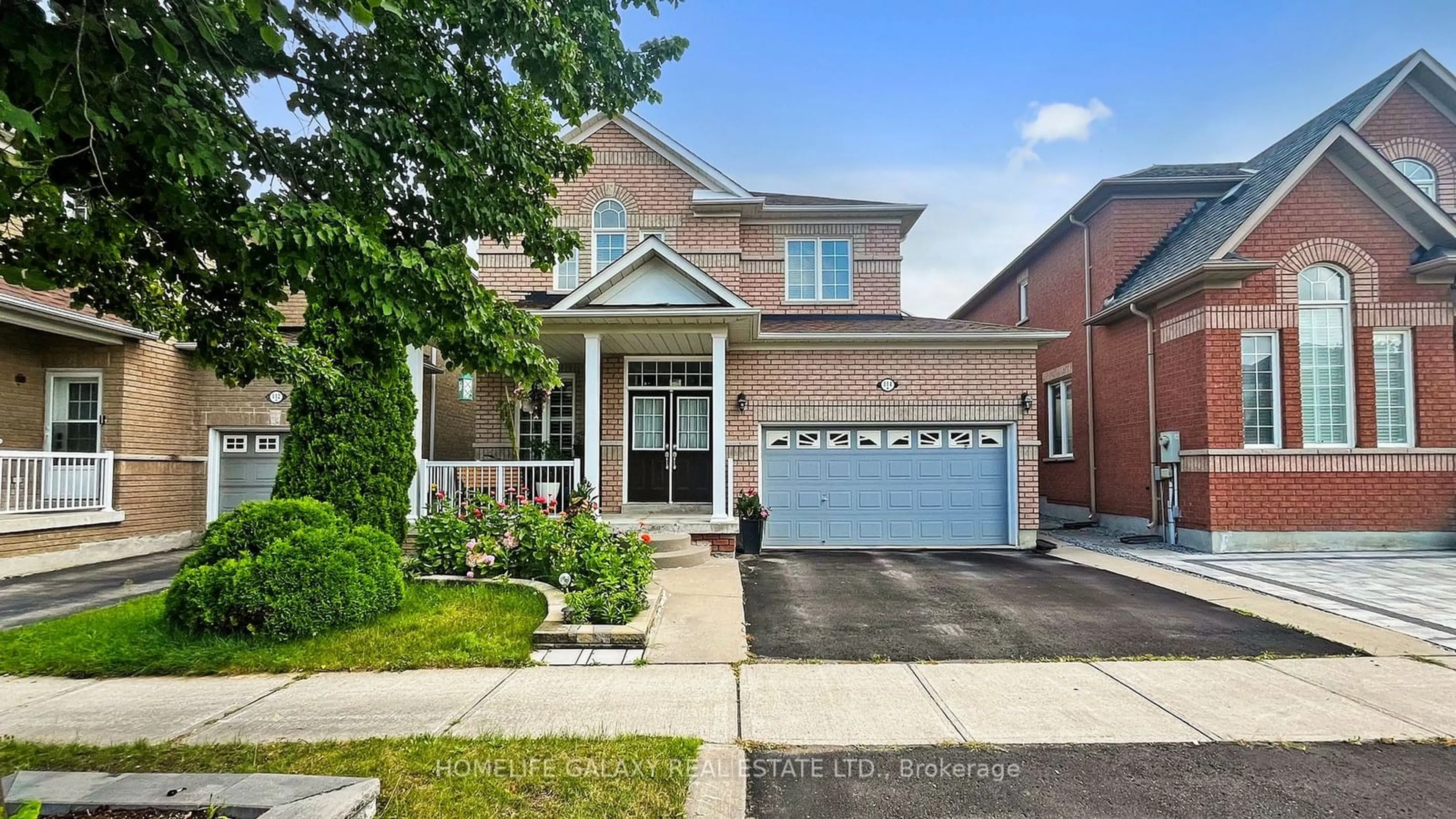 Home with brick exterior material for 114 Goldenwood Cres, Markham Ontario L6E 1L9
