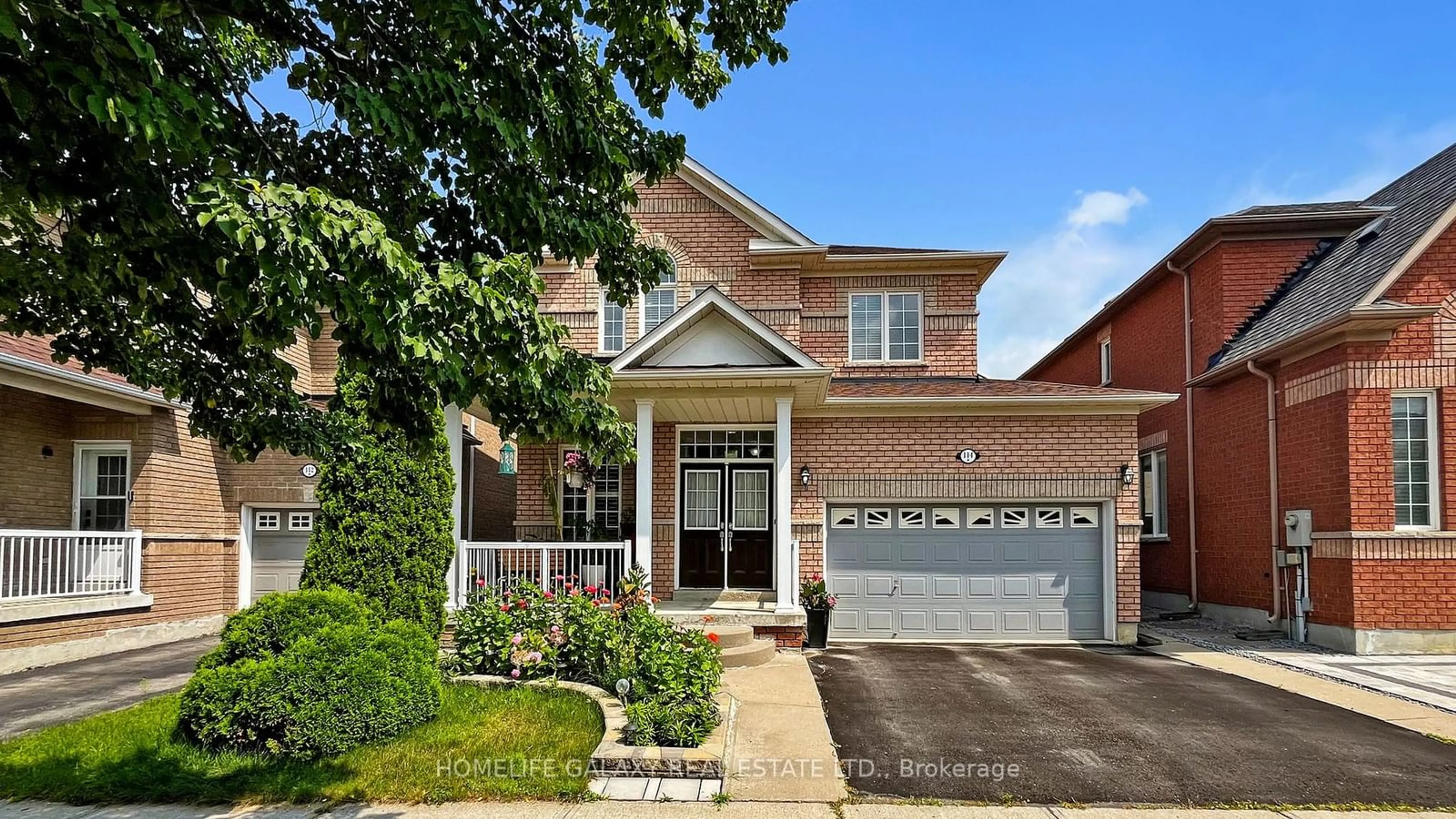 Home with brick exterior material for 114 Goldenwood Cres, Markham Ontario L6E 1L9