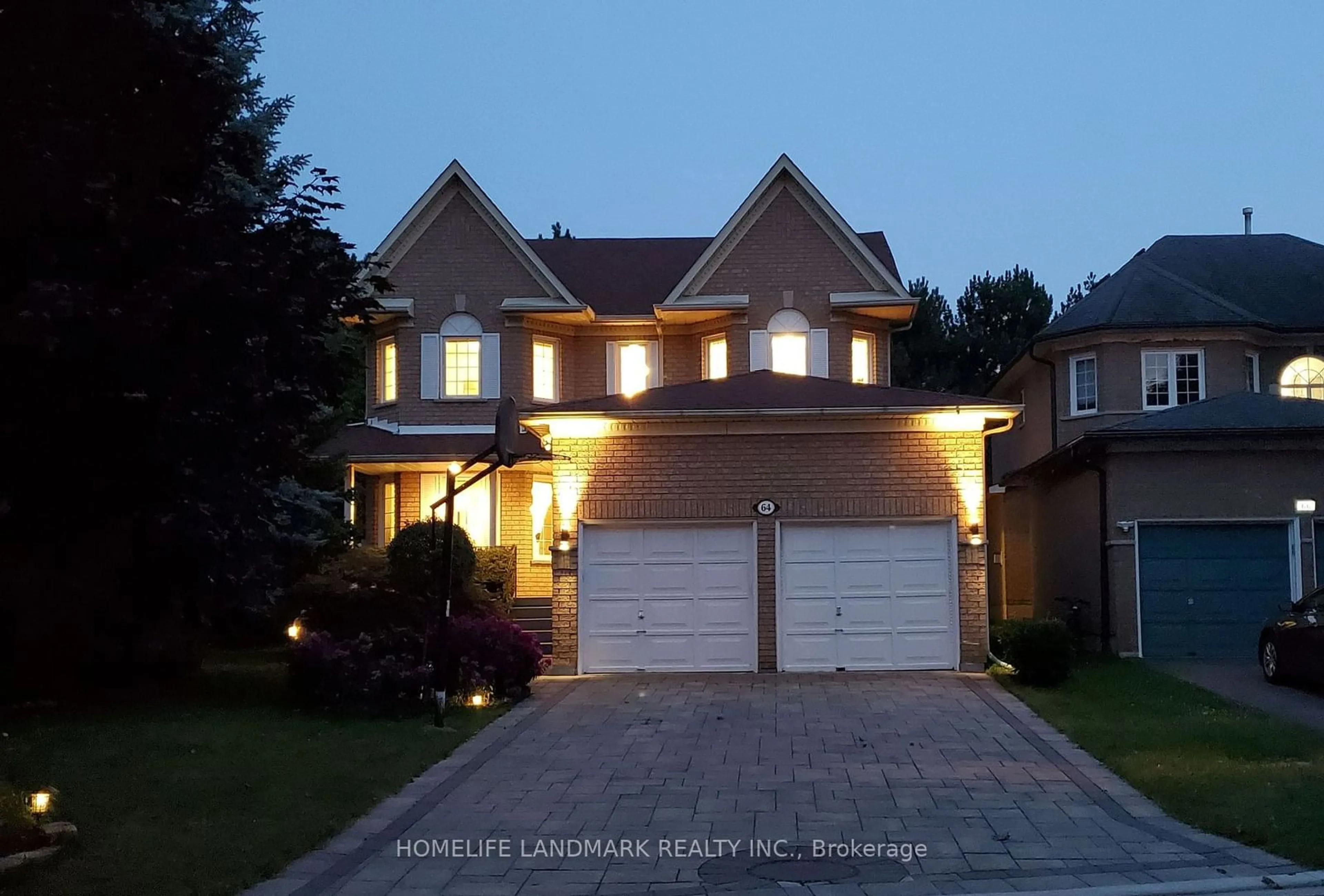 Frontside or backside of a home for 64 Bradgate Dr, Markham Ontario L3T 7L9