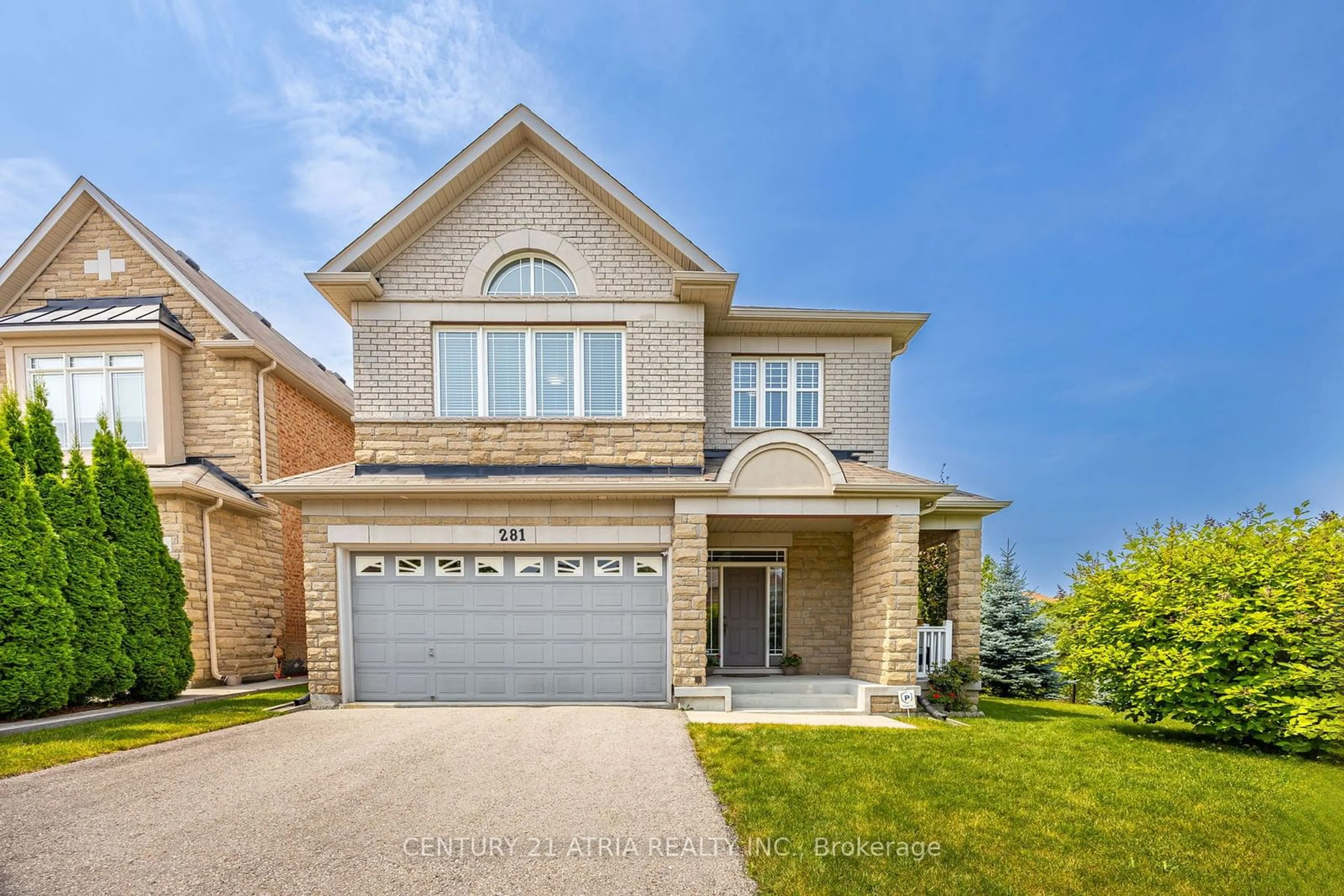 Home with brick exterior material for 281 Ivy Jay Cres, Aurora Ontario L4G 0E7