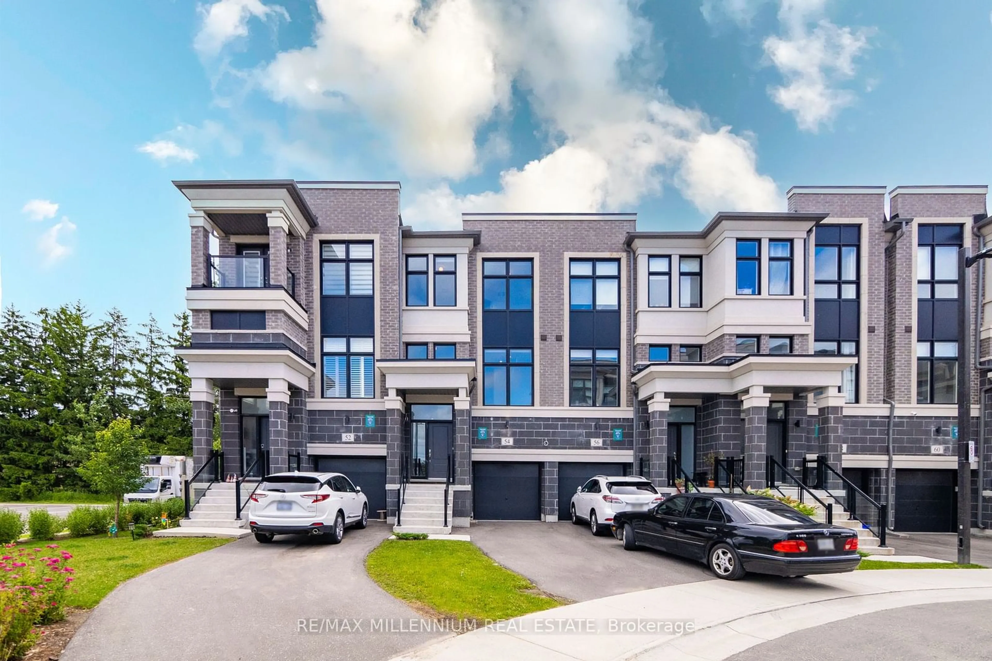 A pic from exterior of the house or condo for 54 Pantheon Lane, Markham Ontario L6E 0V3