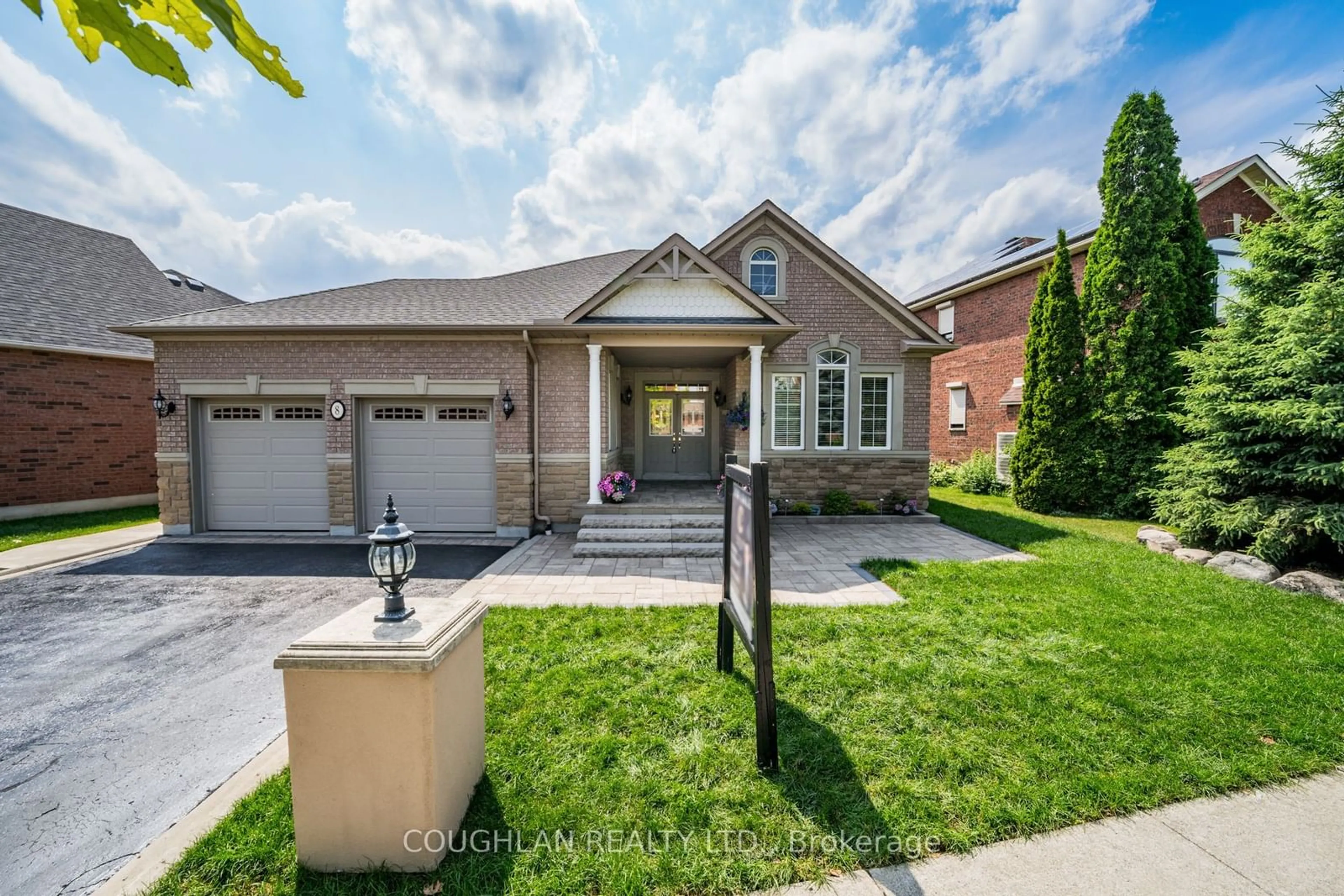 Home with brick exterior material for 8 Cottontail Ave, Markham Ontario L3S 4E7