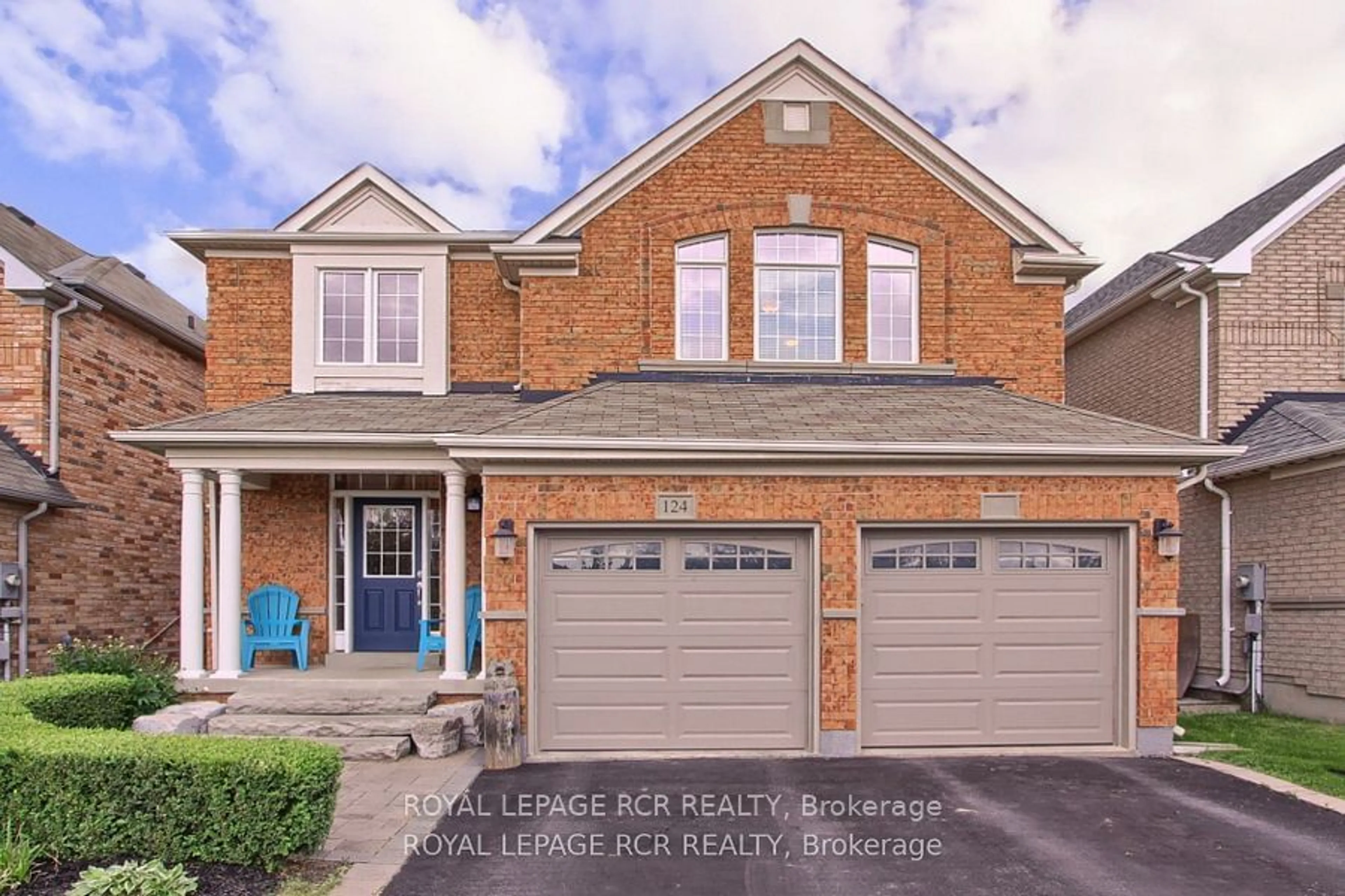 Home with brick exterior material for 124 Downy Emerald Dr, Bradford West Gwillimbury Ontario L3Z 0E7