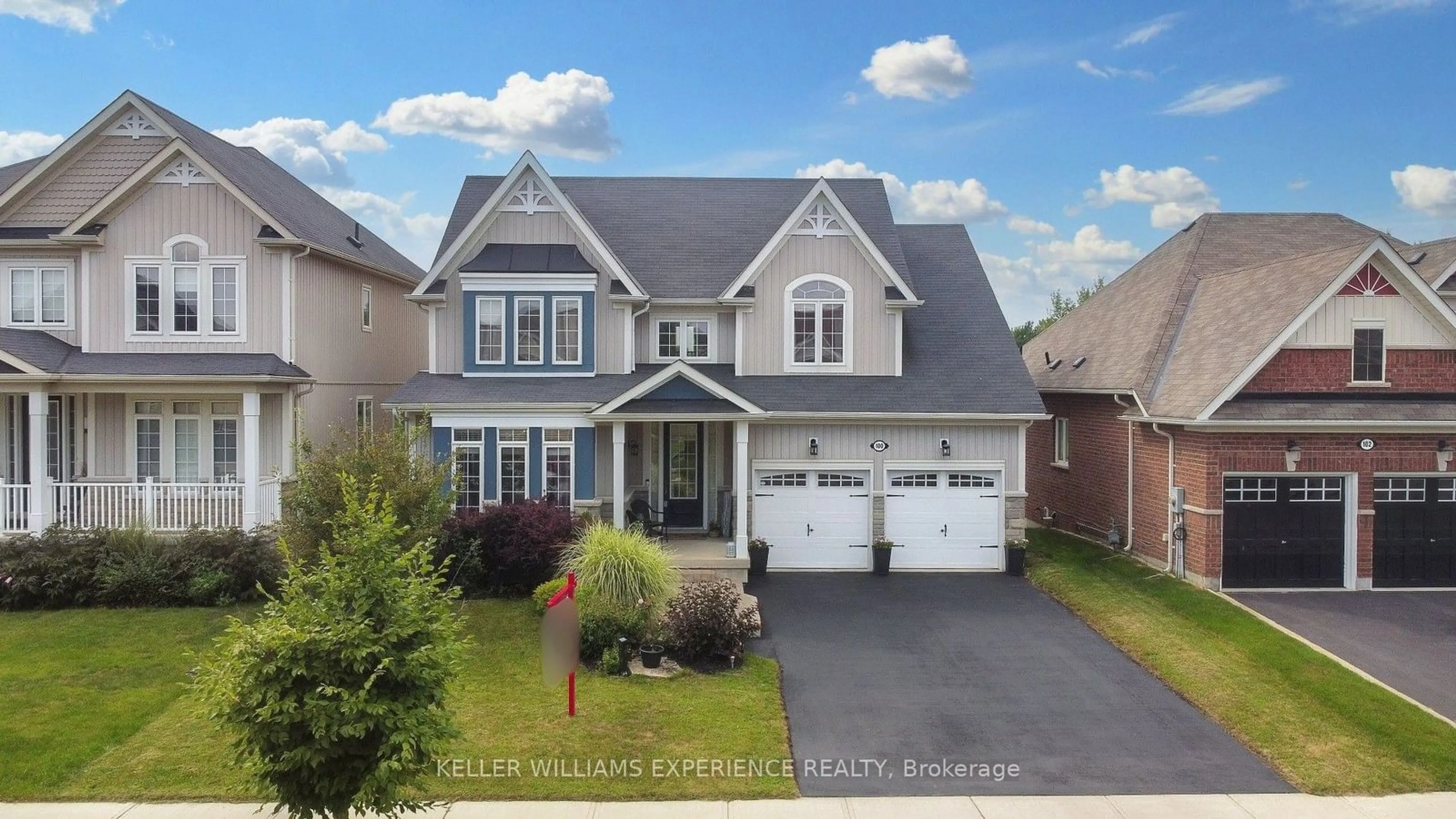 Frontside or backside of a home, the street view for 100 Mount Cres, Essa Ontario L3W 0N2