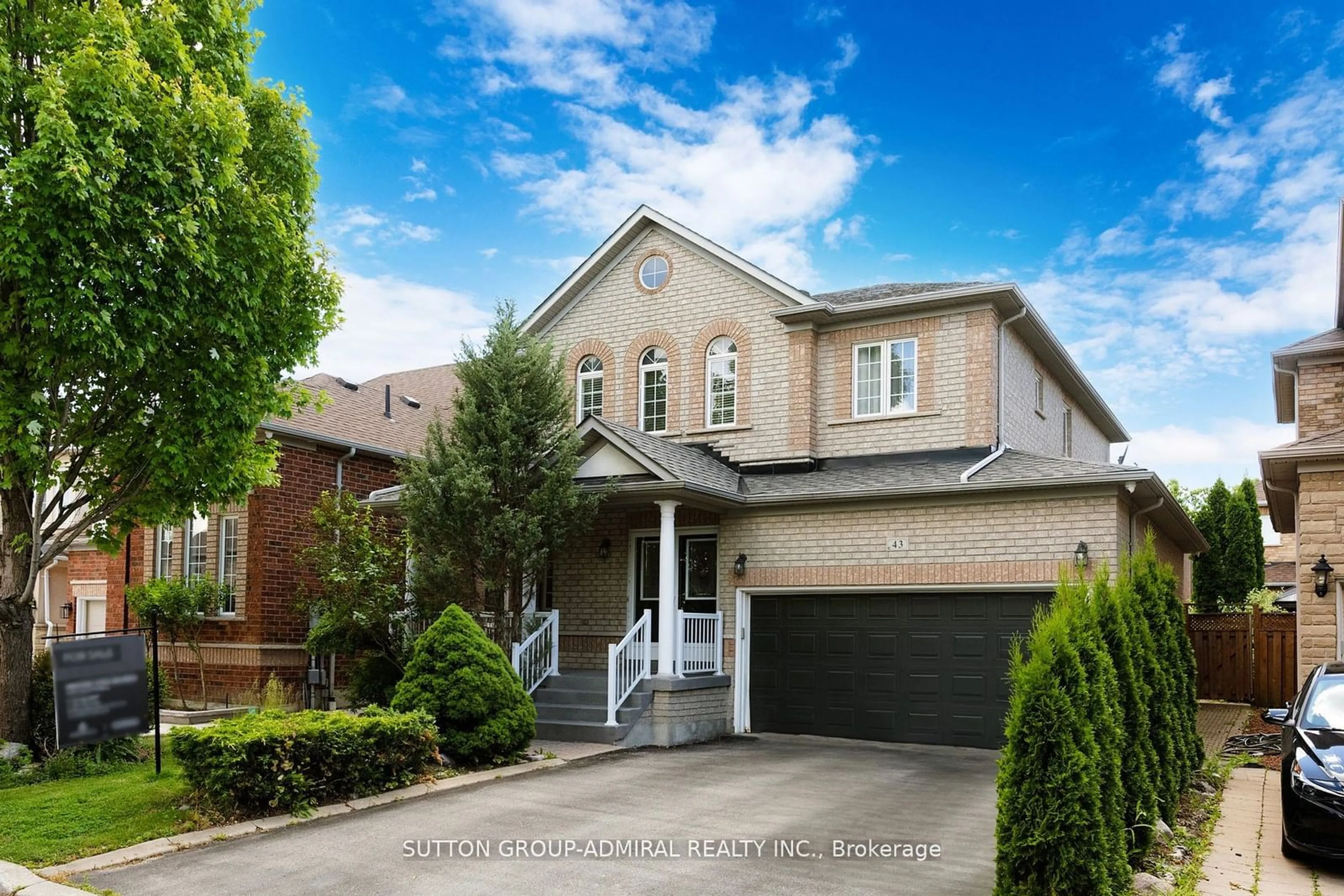 Home with brick exterior material for 43 Shadetree Cres, Vaughan Ontario L4H 1Y4