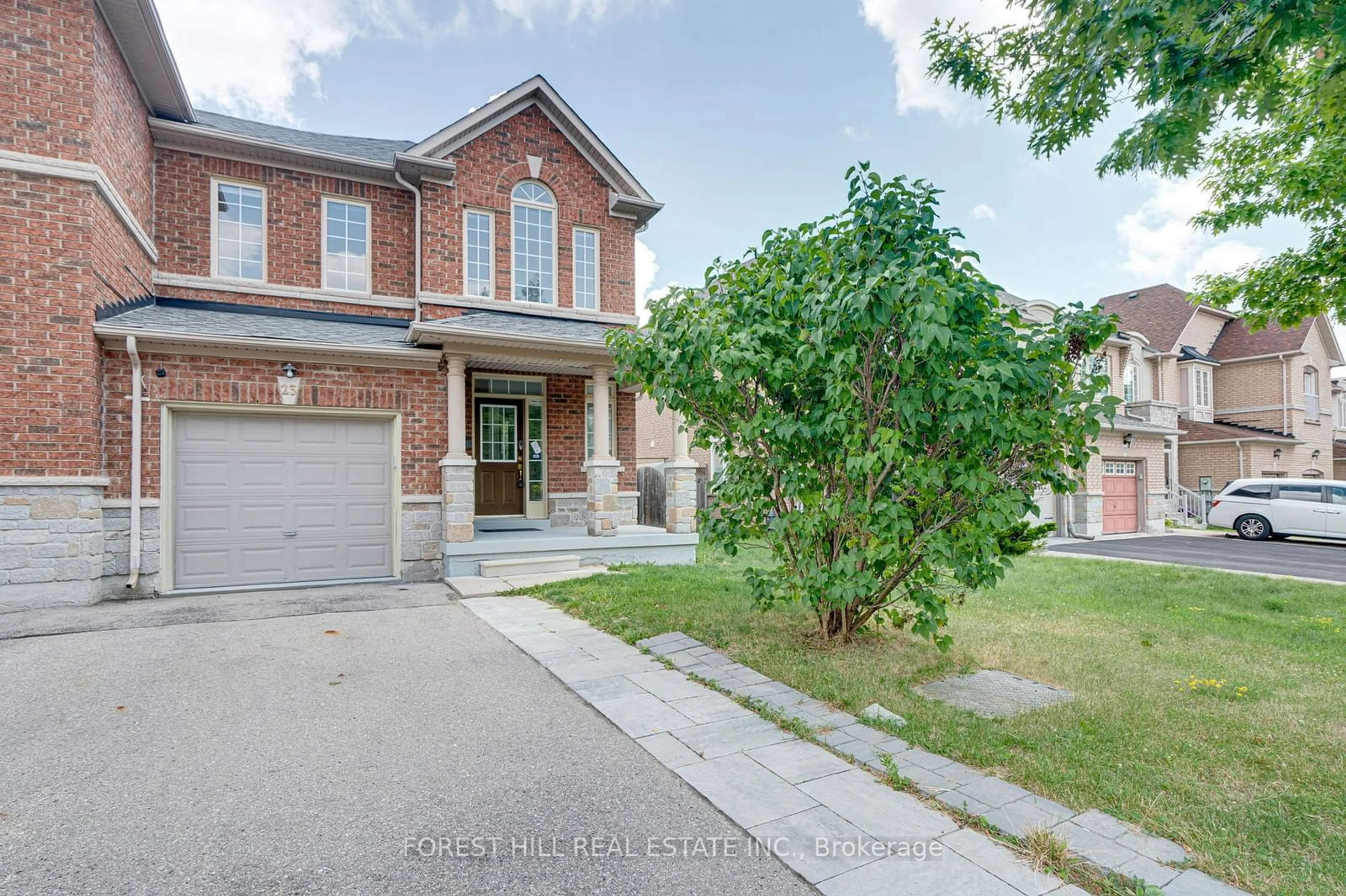 Home with brick exterior material for 23 Zola Gate, Vaughan Ontario L4J 9A7