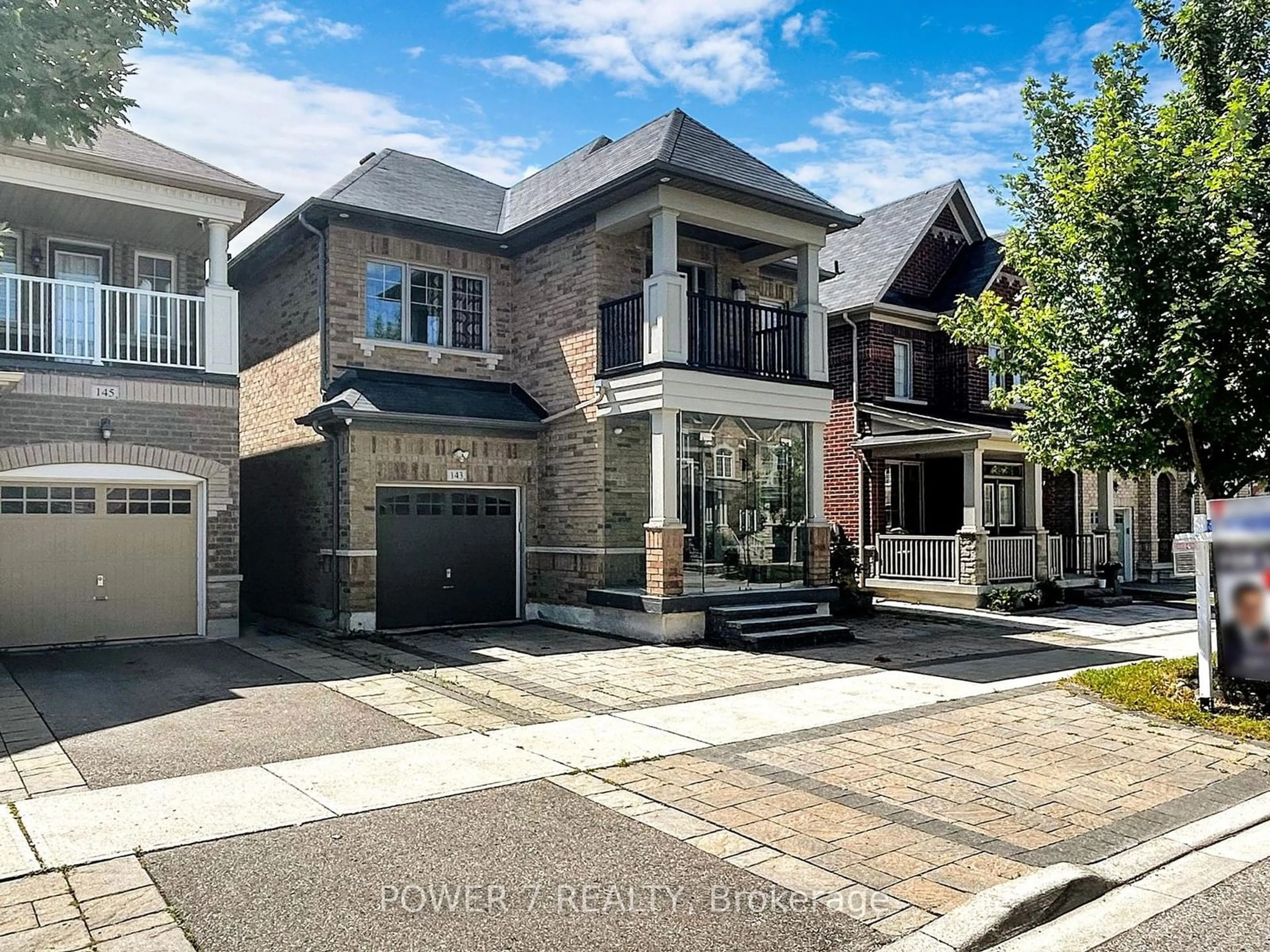 Home with brick exterior material for 143 Beckett Ave, Markham Ontario L6C 0P8