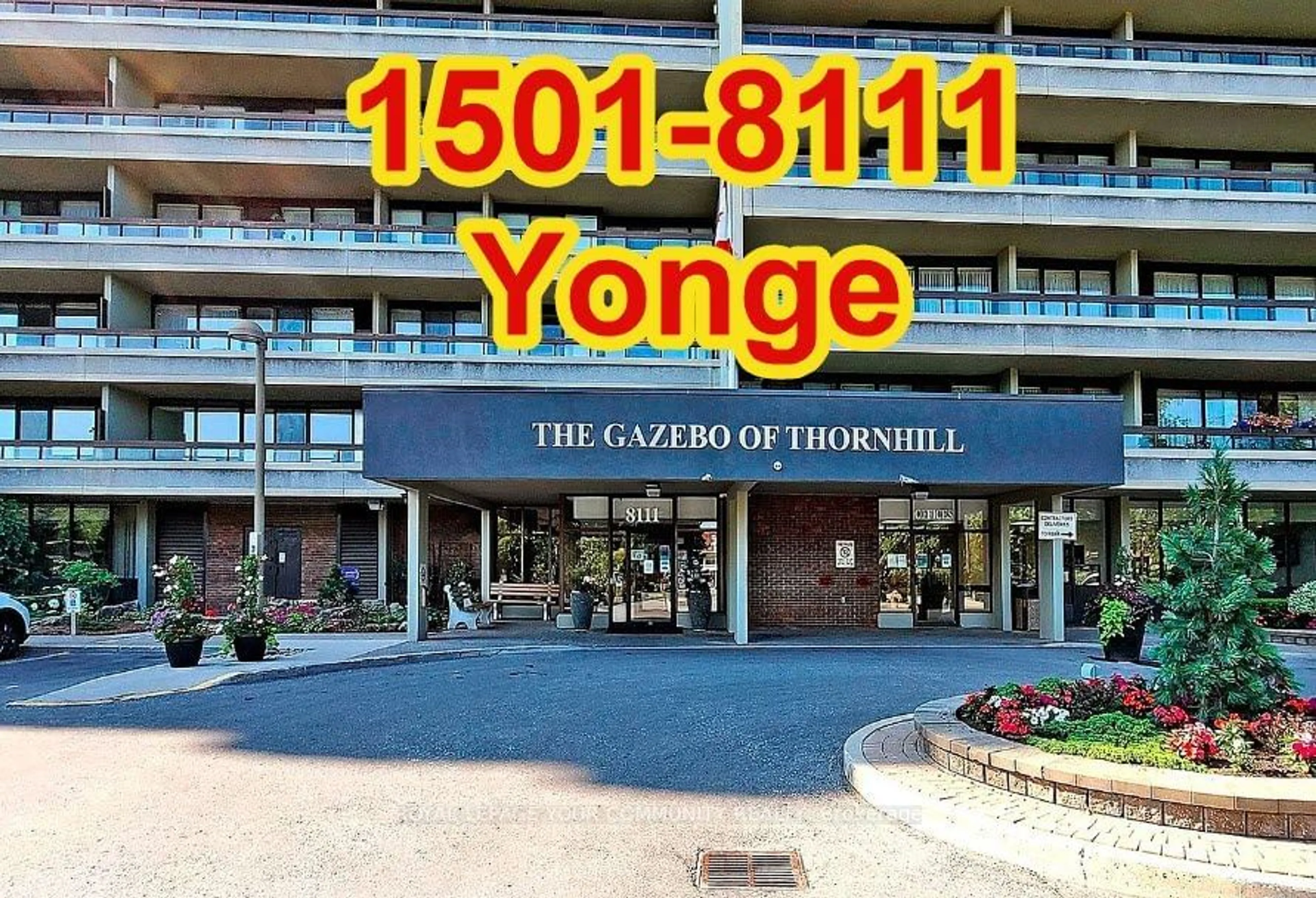 A pic from exterior of the house or condo for 8111 Yonge St #1501, Markham Ontario L3T 4V9