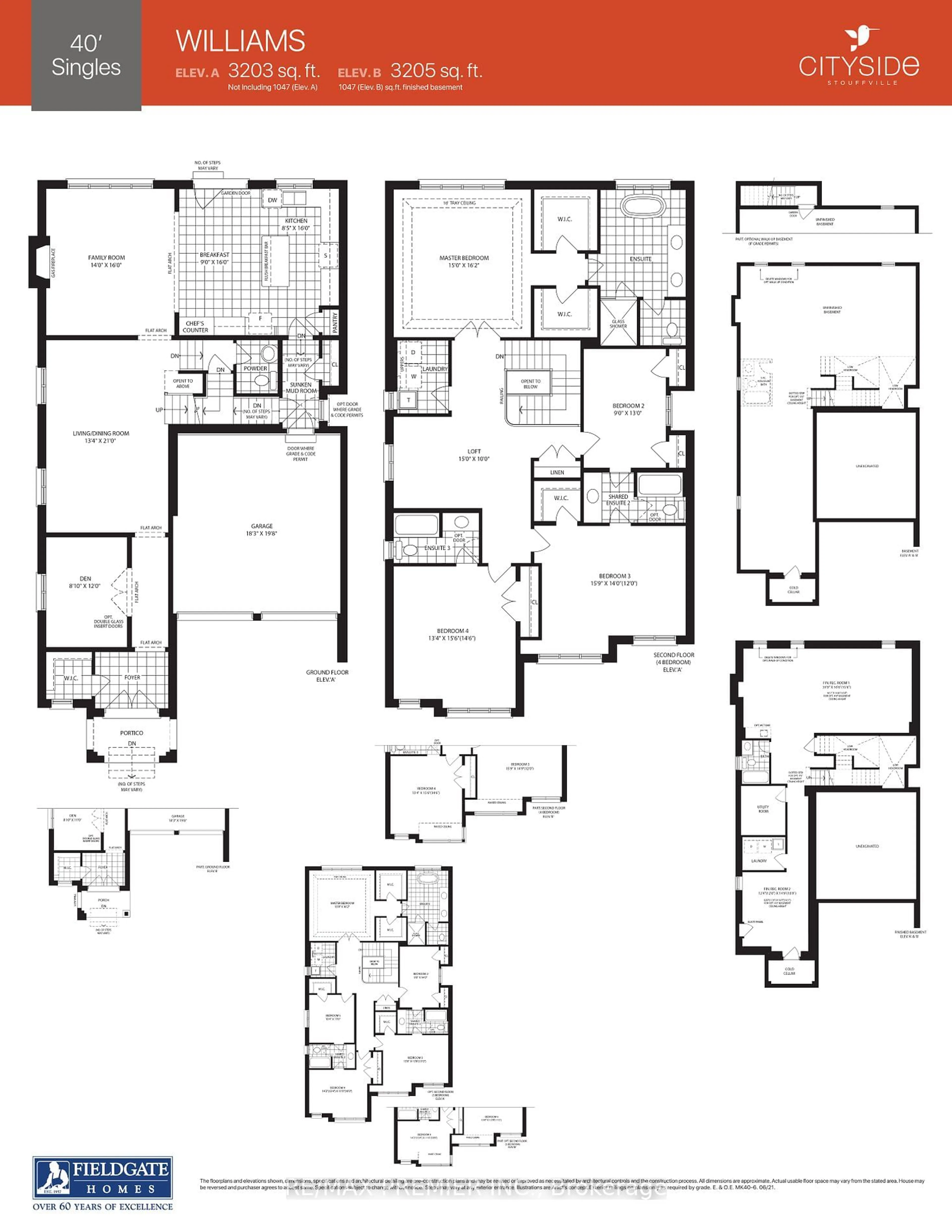 Floor plan for 219 Fallharvest Way, Whitchurch-Stouffville Ontario L4A 0S1