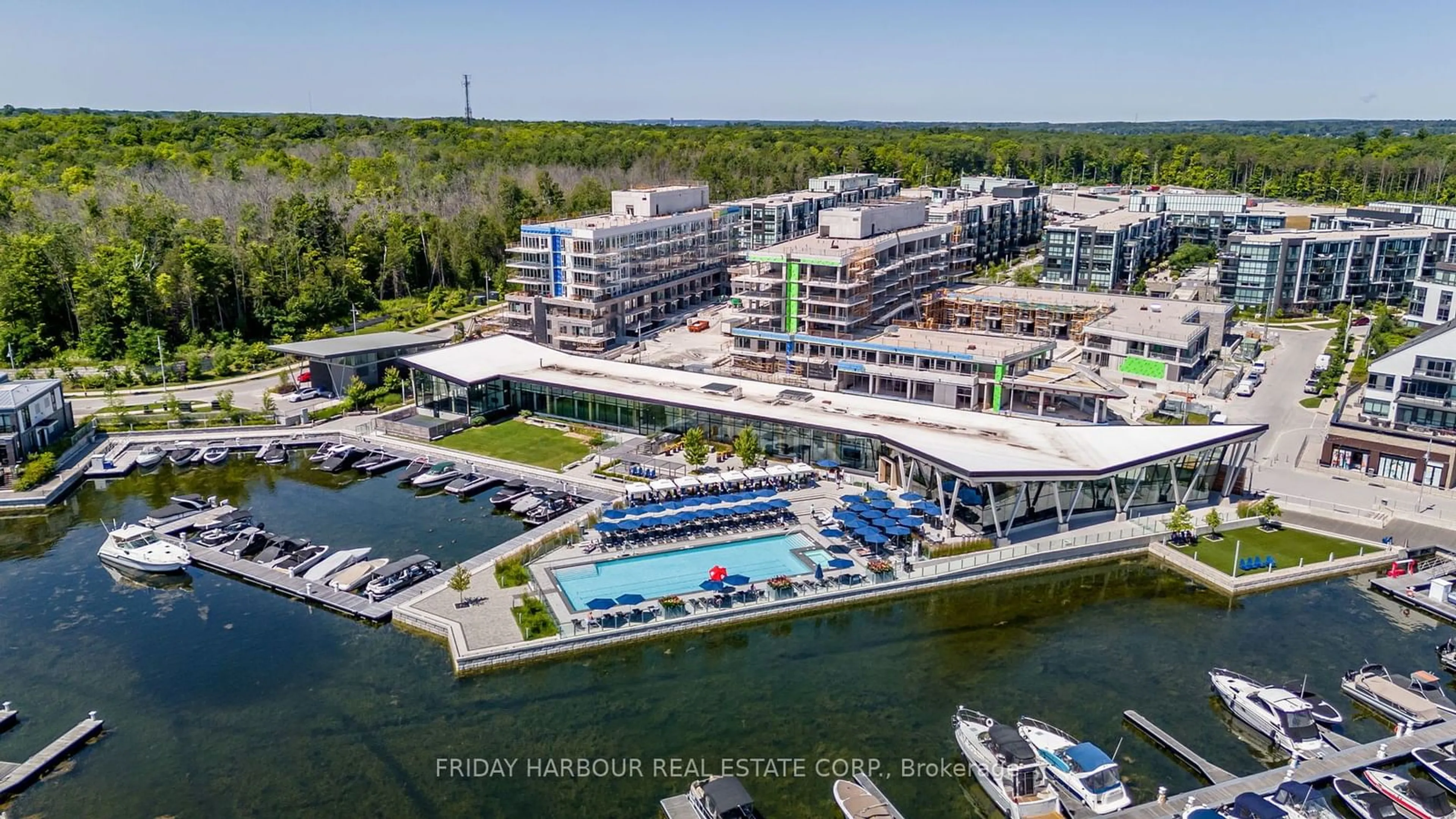 A pic from outside/outdoor area/front of a property/back of a property/a pic from drone, water/lake/river/ocean view for 333 Sunseeker Ave #157, Innisfil Ontario L9R 0R6