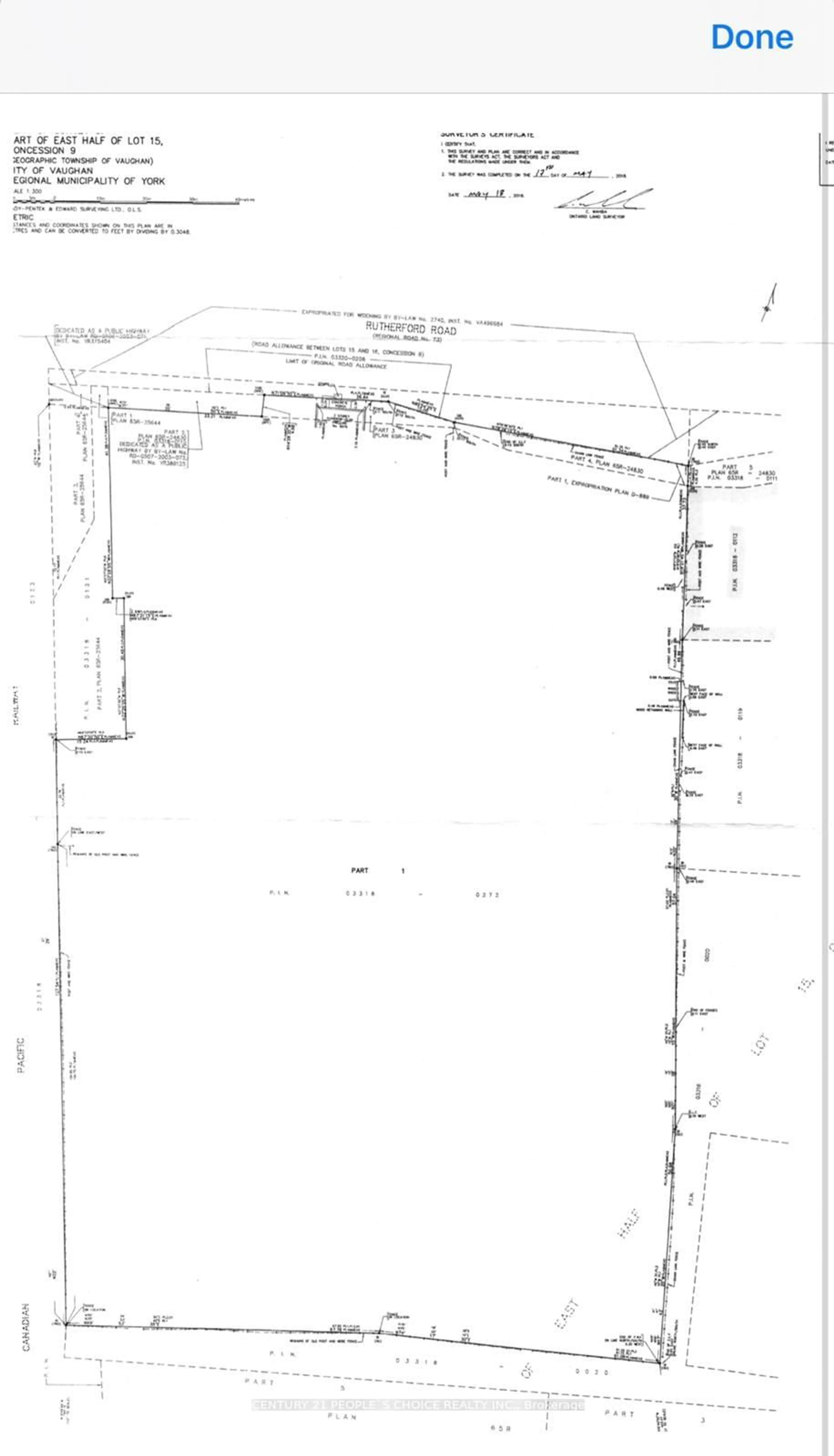 Floor plan for 154 Simmons St, Vaughan Ontario L4H 4X7