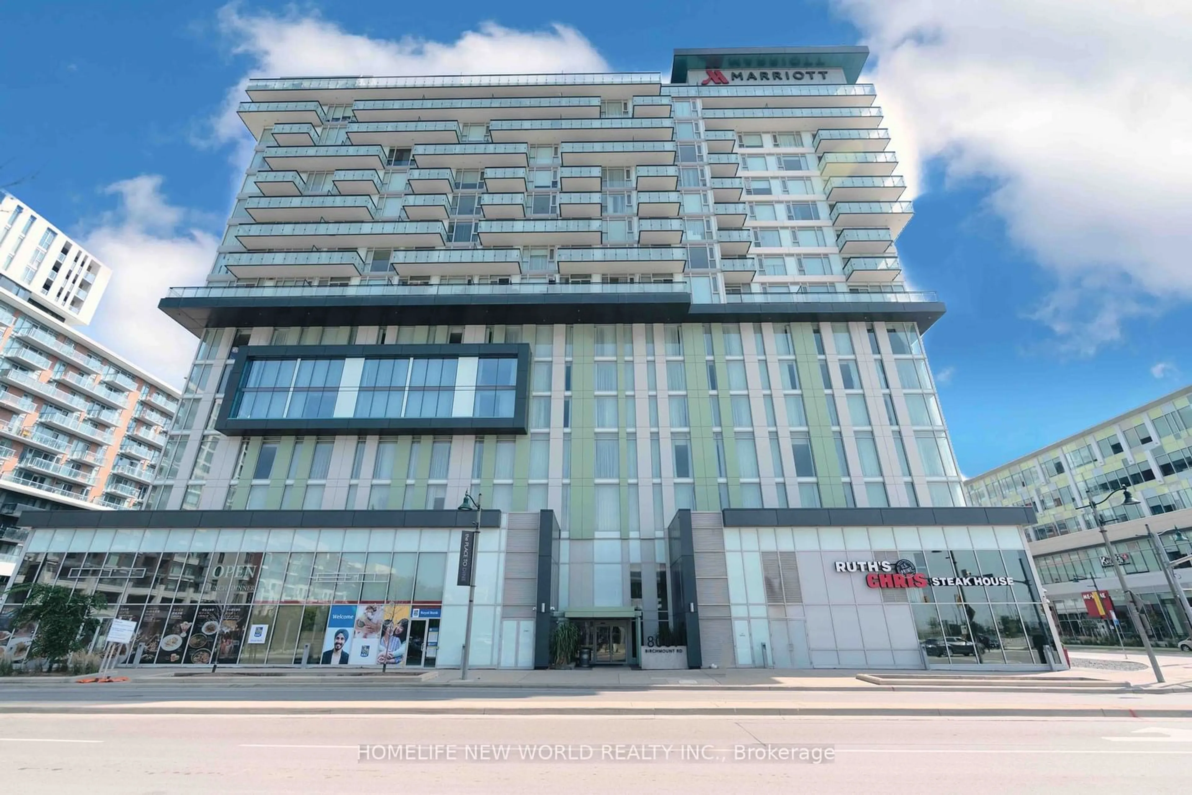 Outside view for 8081 Birchmount Rd #1304, Markham Ontario L6G 1B3