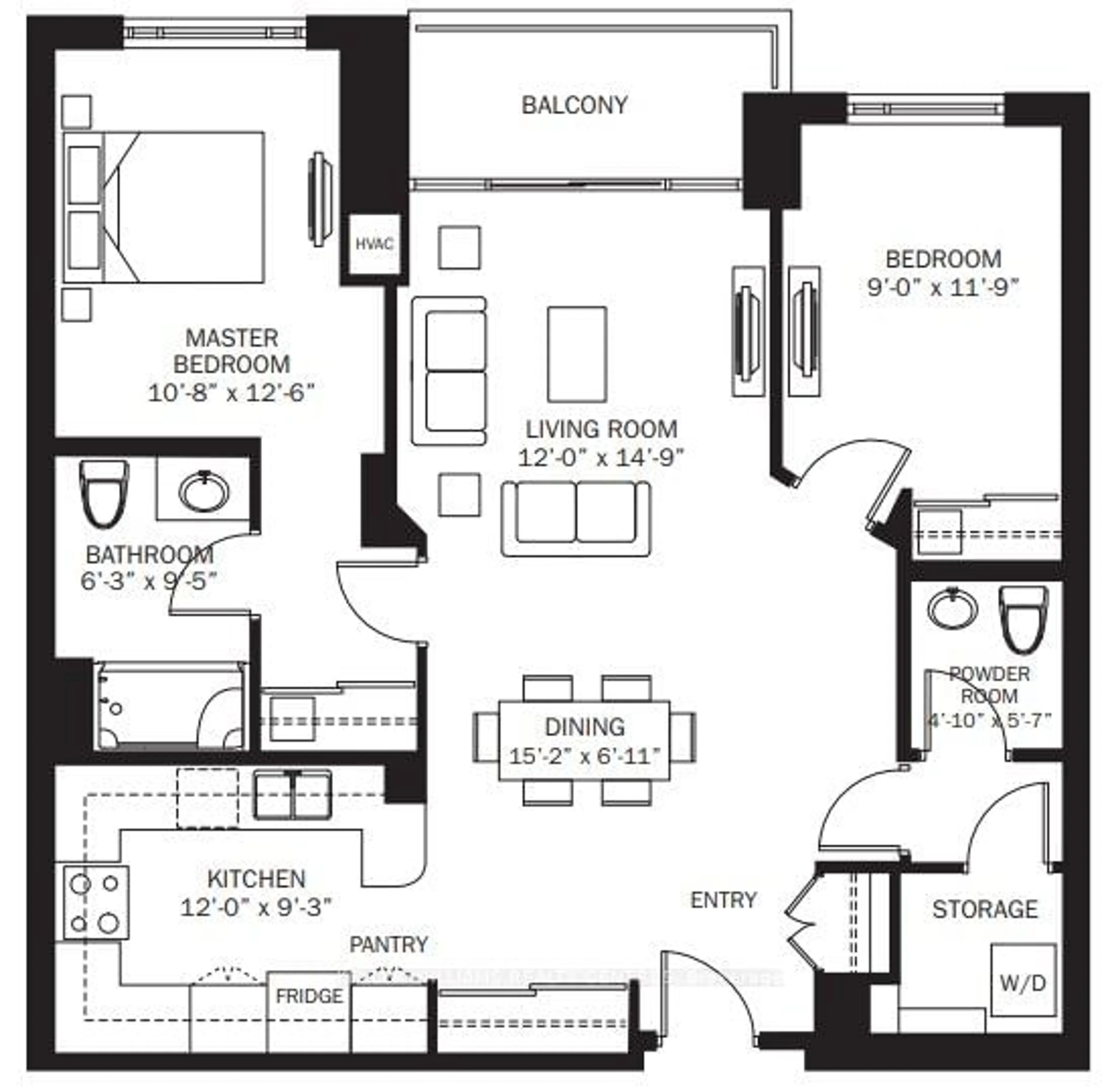 Floor plan for 400 William Graham Dr #301, Aurora Ontario L4G 1L7