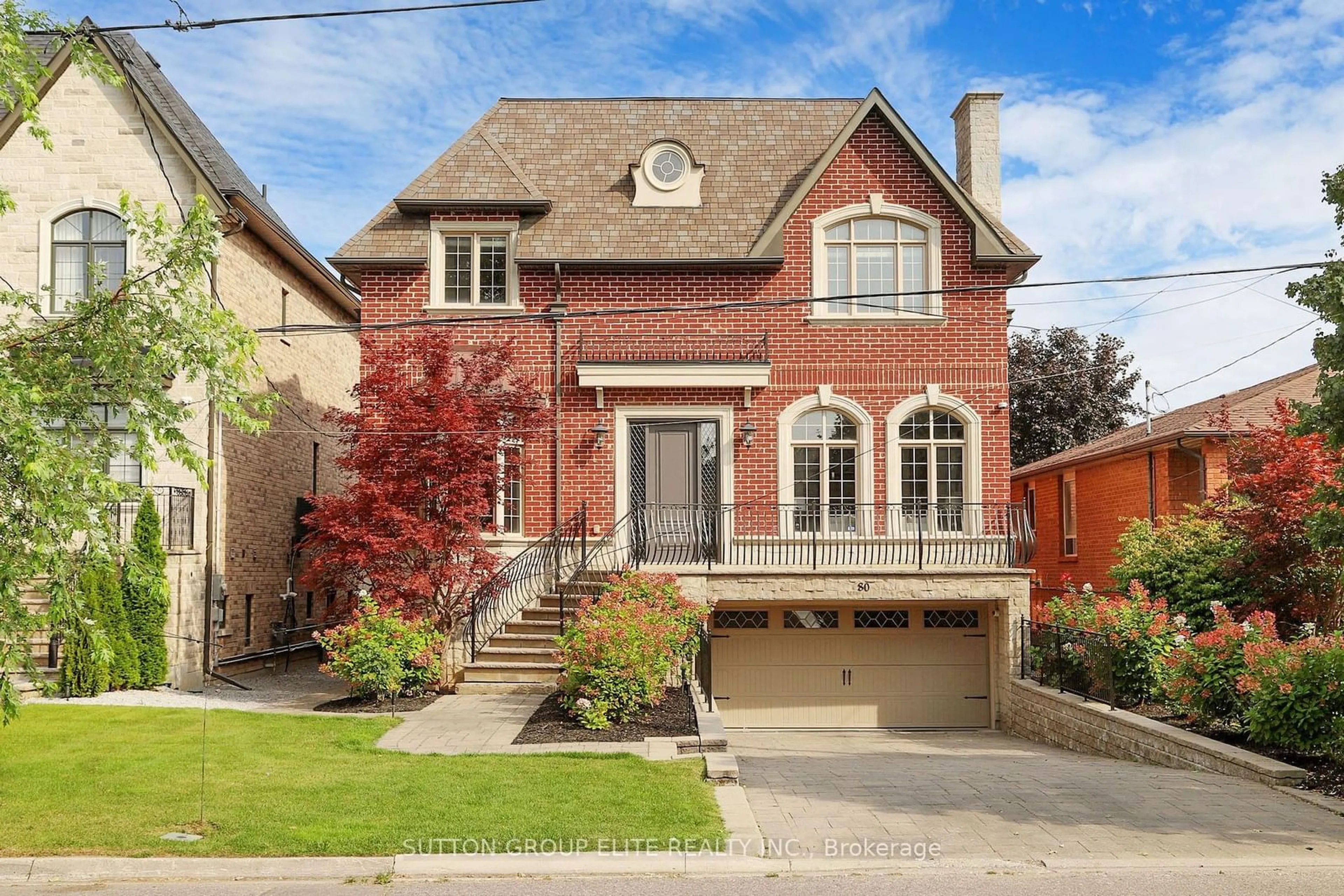 Home with brick exterior material for 80 Oak Ave, Richmond Hill Ontario L4C 6R7