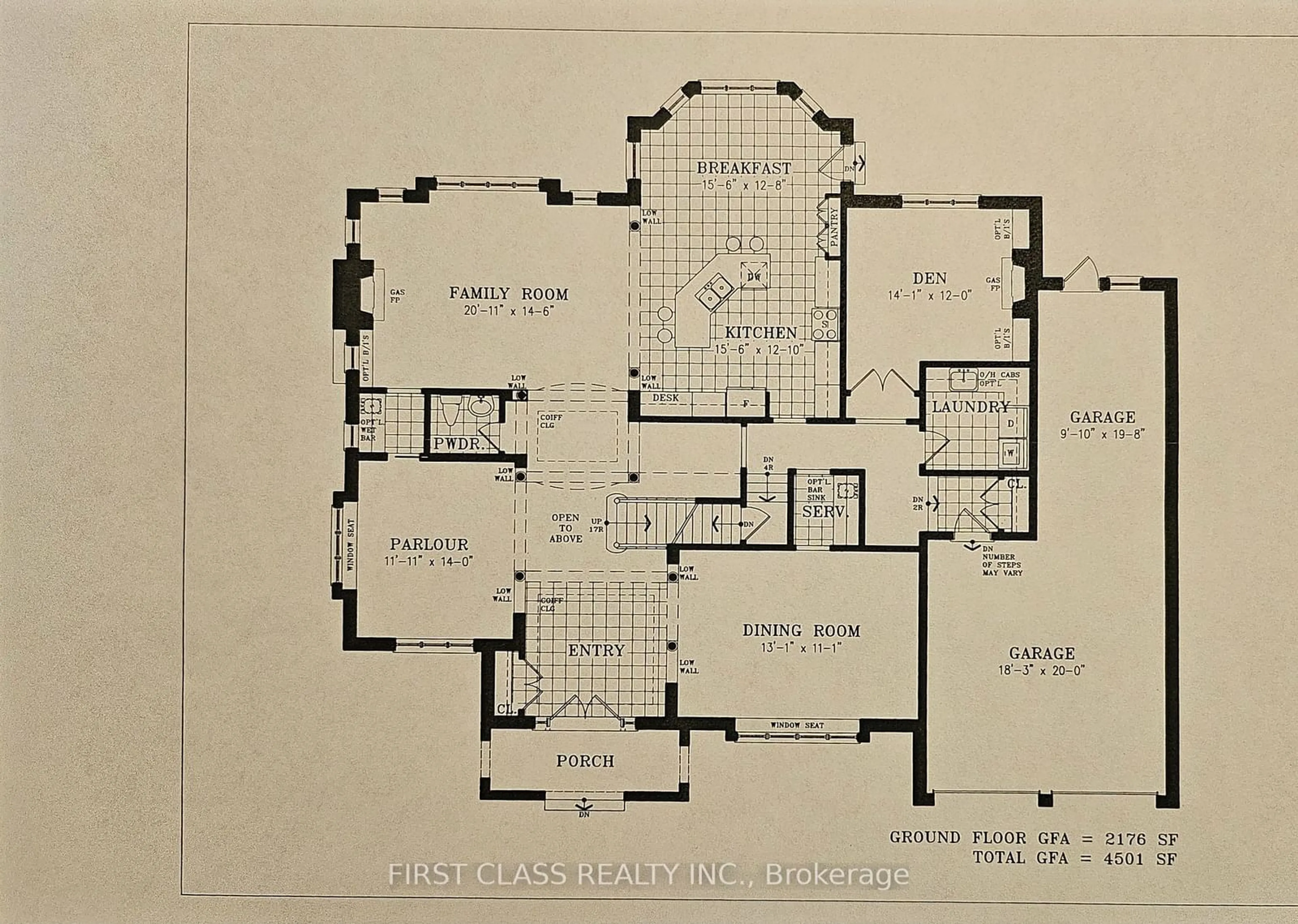 Floor plan for 1 Ernie Amsler Crt, Markham Ontario L6C 0K1