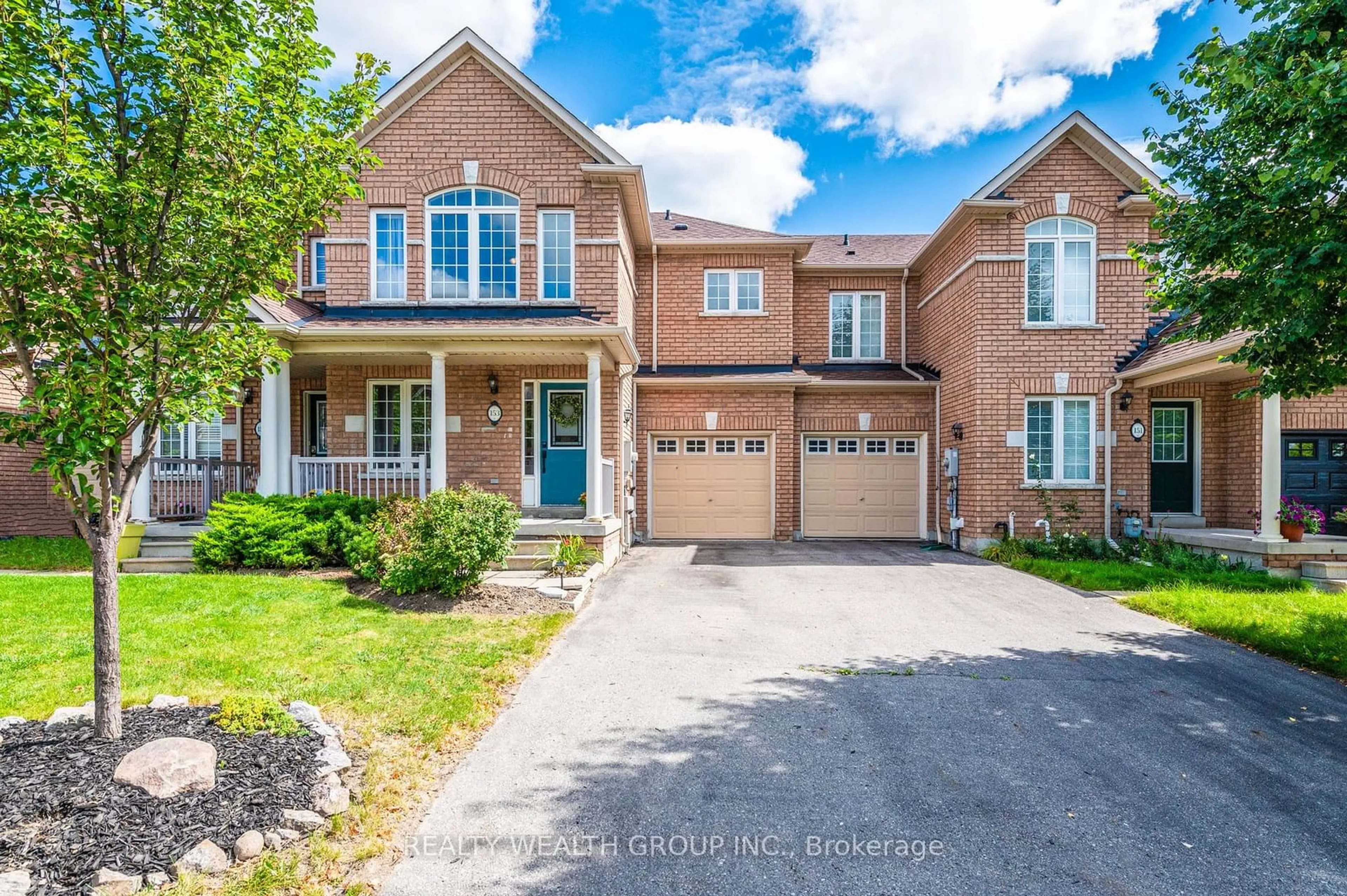 Home with brick exterior material for 153 Dean Burton Lane, Newmarket Ontario L3X 3C6