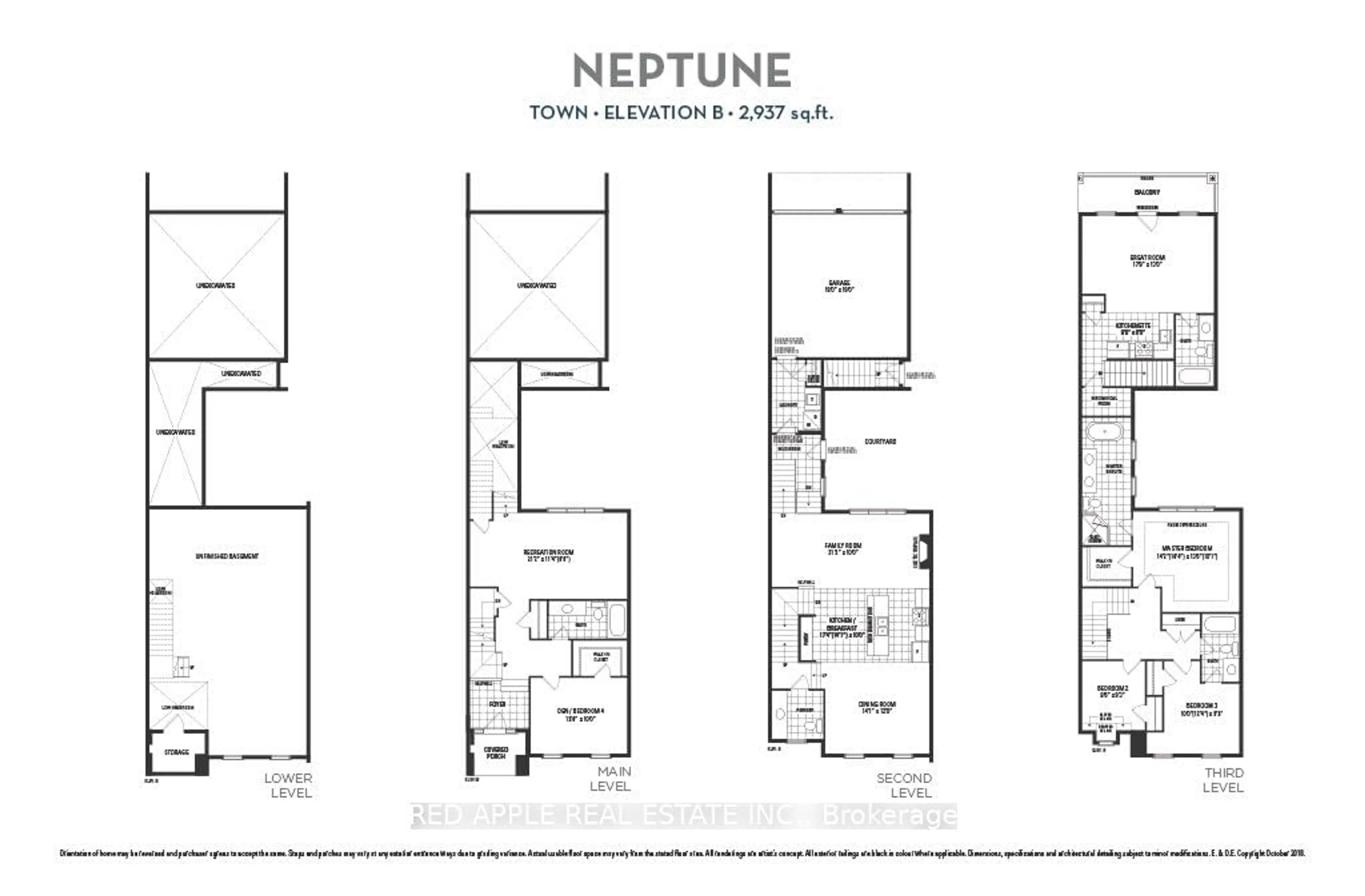 Floor plan for 9392 Bayview Ave, Richmond Hill Ontario L4C 4Z2