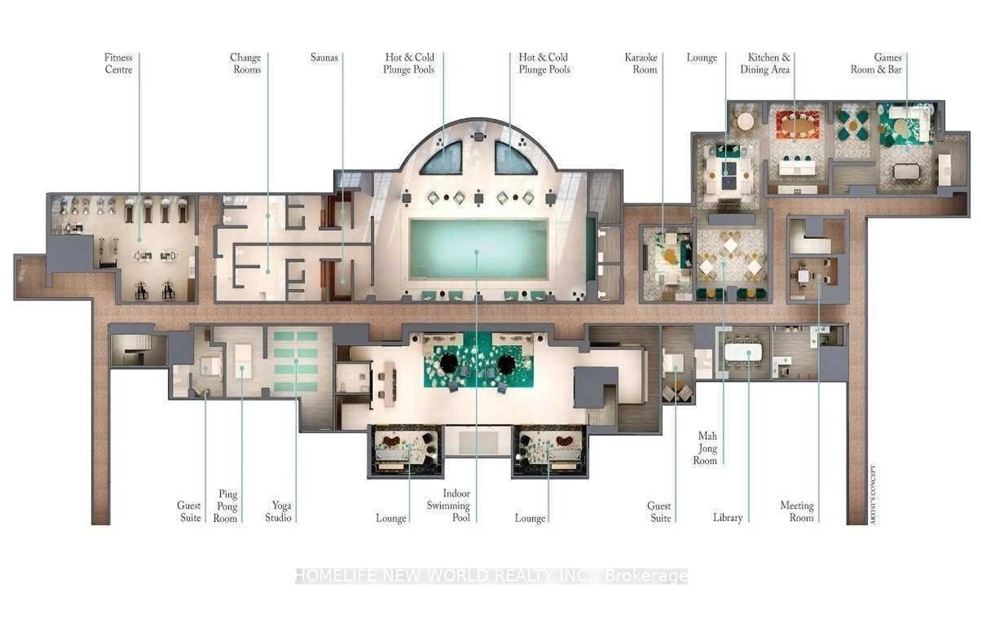 Floor plan for 268 Buchanan Dr #633W, Markham Ontario L3R 8G9