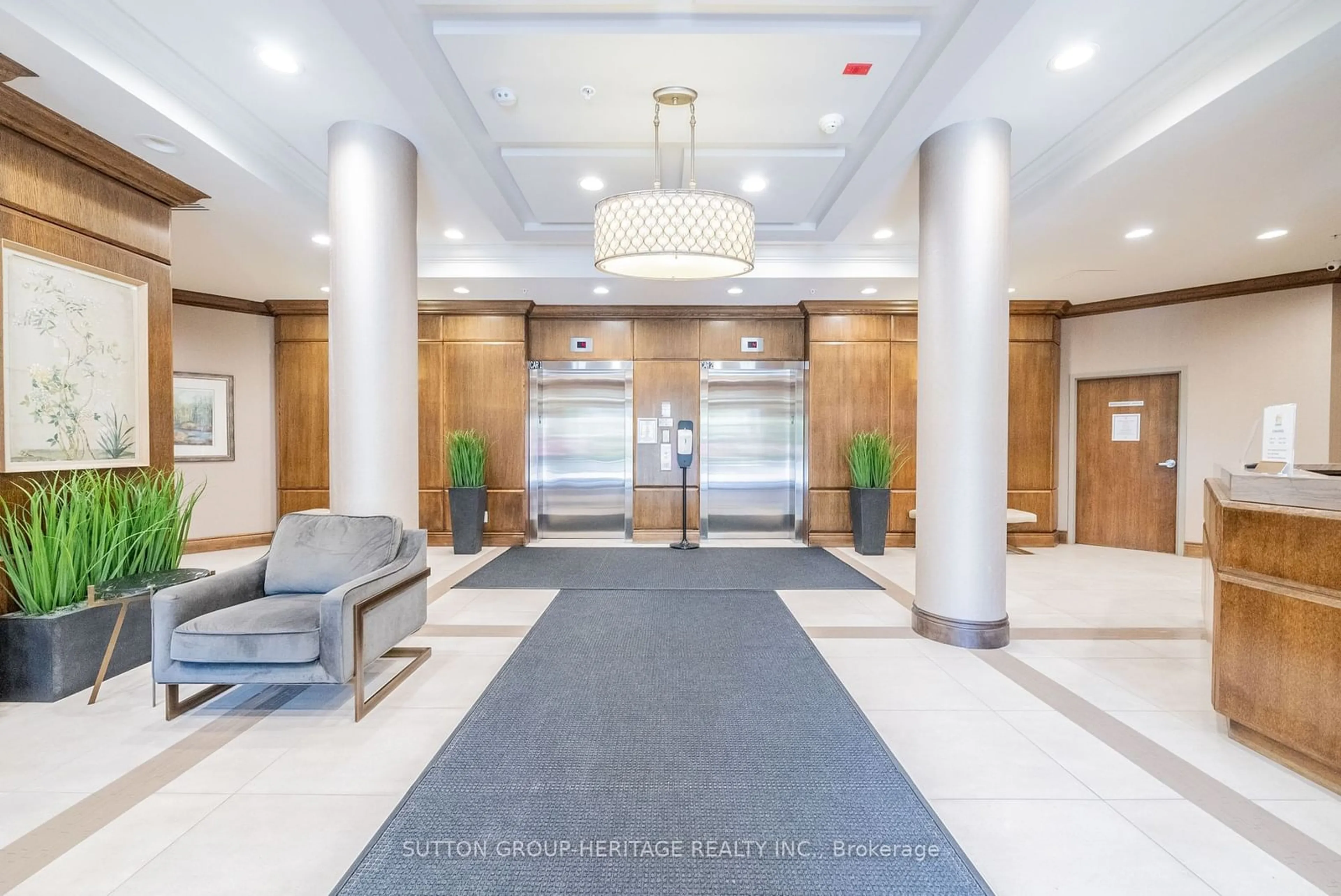 Indoor lobby for 68 Main St #604, Markham Ontario L3P 0N5