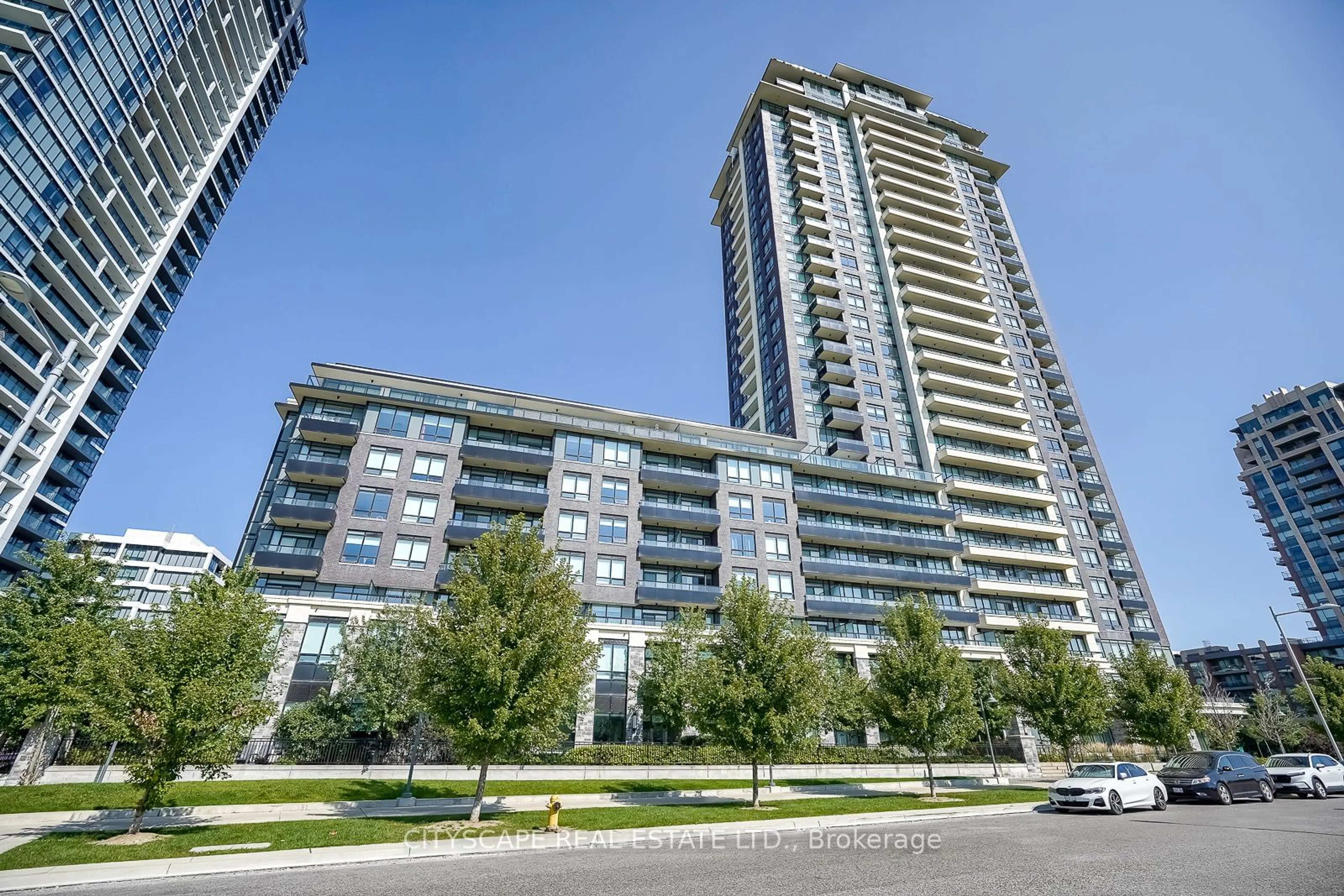 A pic from exterior of the house or condo for 15 Water Walk Dr #311, Markham Ontario L6G 0G2