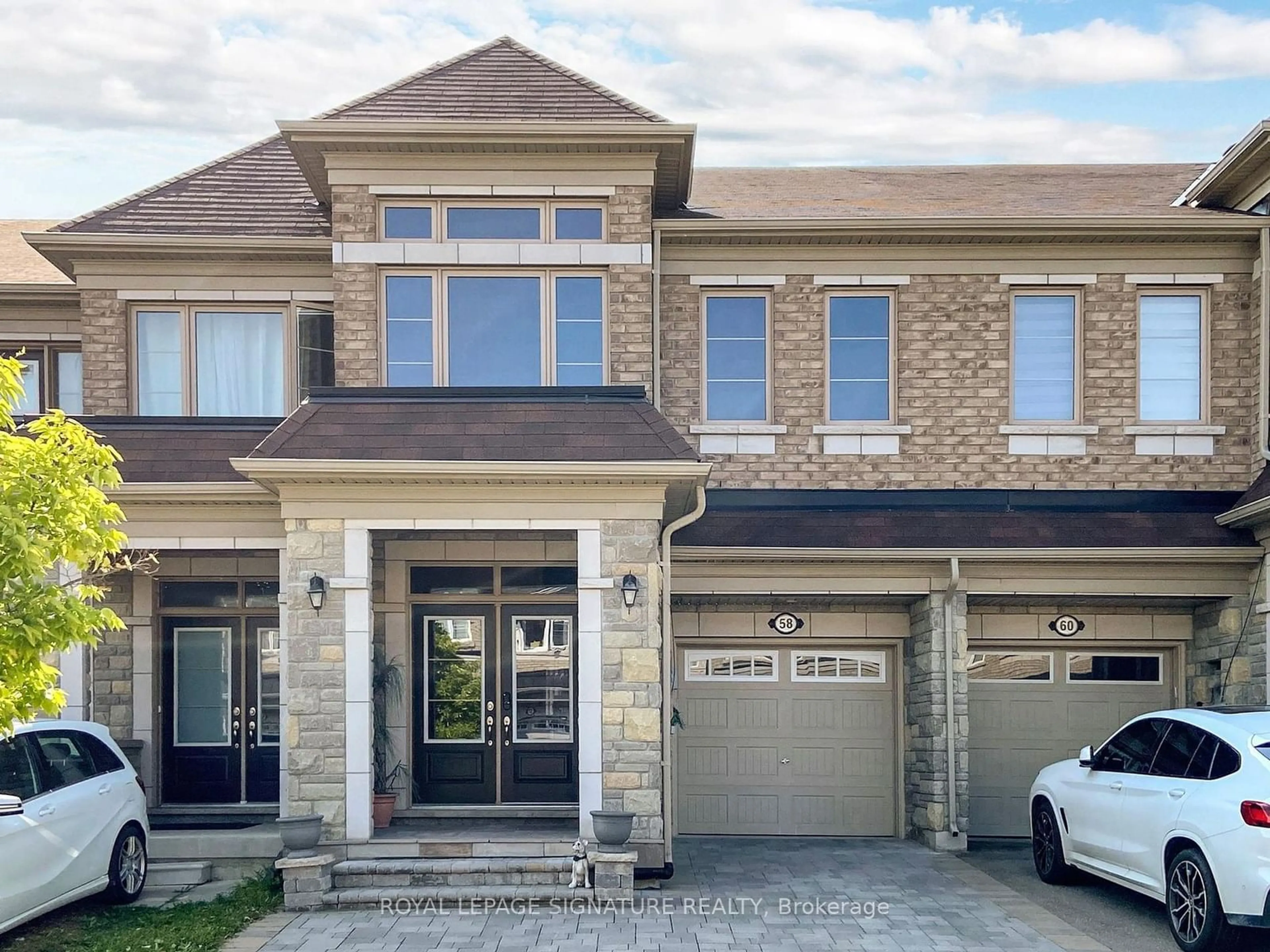 Home with brick exterior material for 58 Vedette Way, Vaughan Ontario L4H 4K3