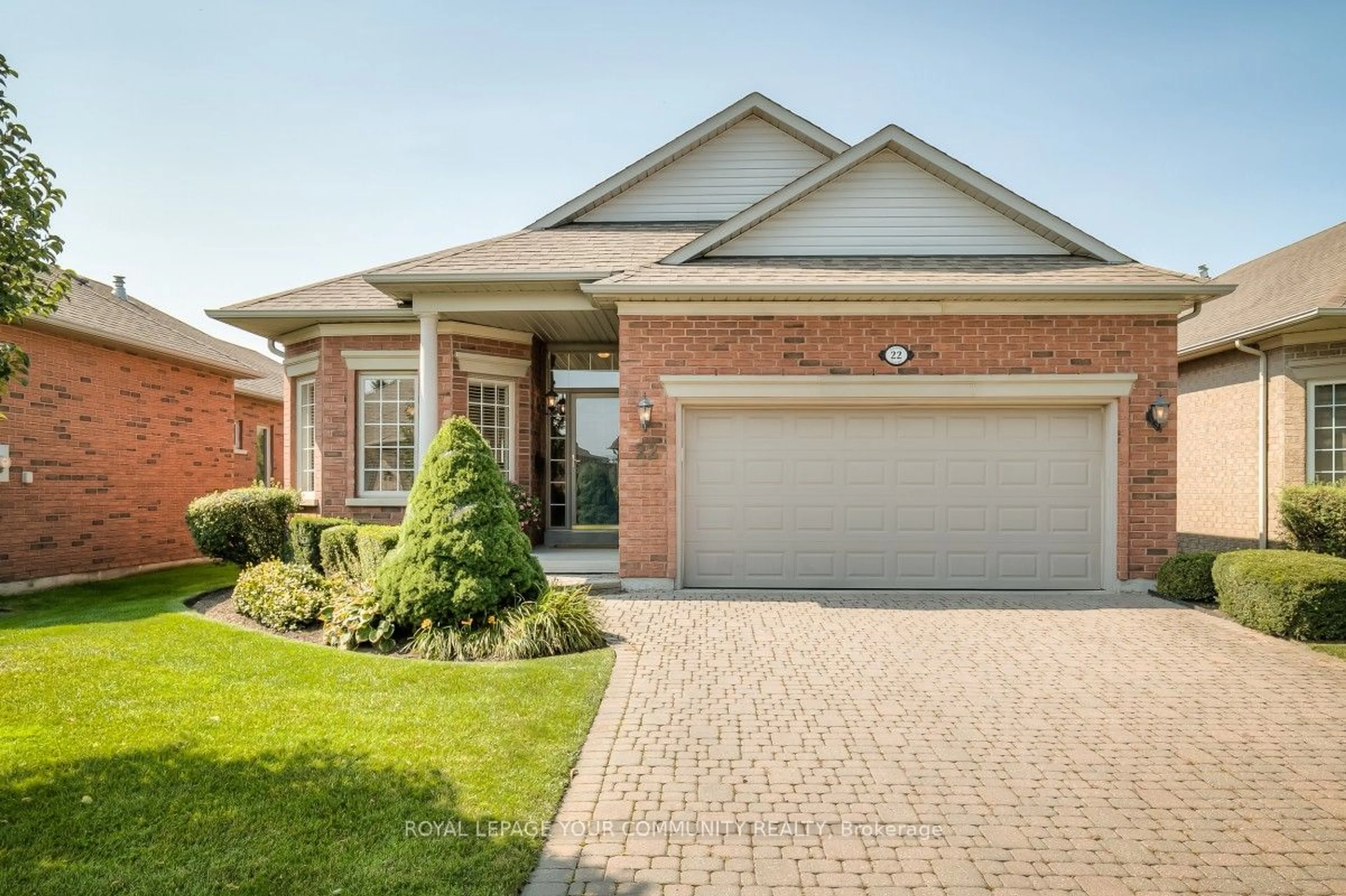 Home with brick exterior material for 22 Faldos Flight, Whitchurch-Stouffville Ontario L4A 1M8