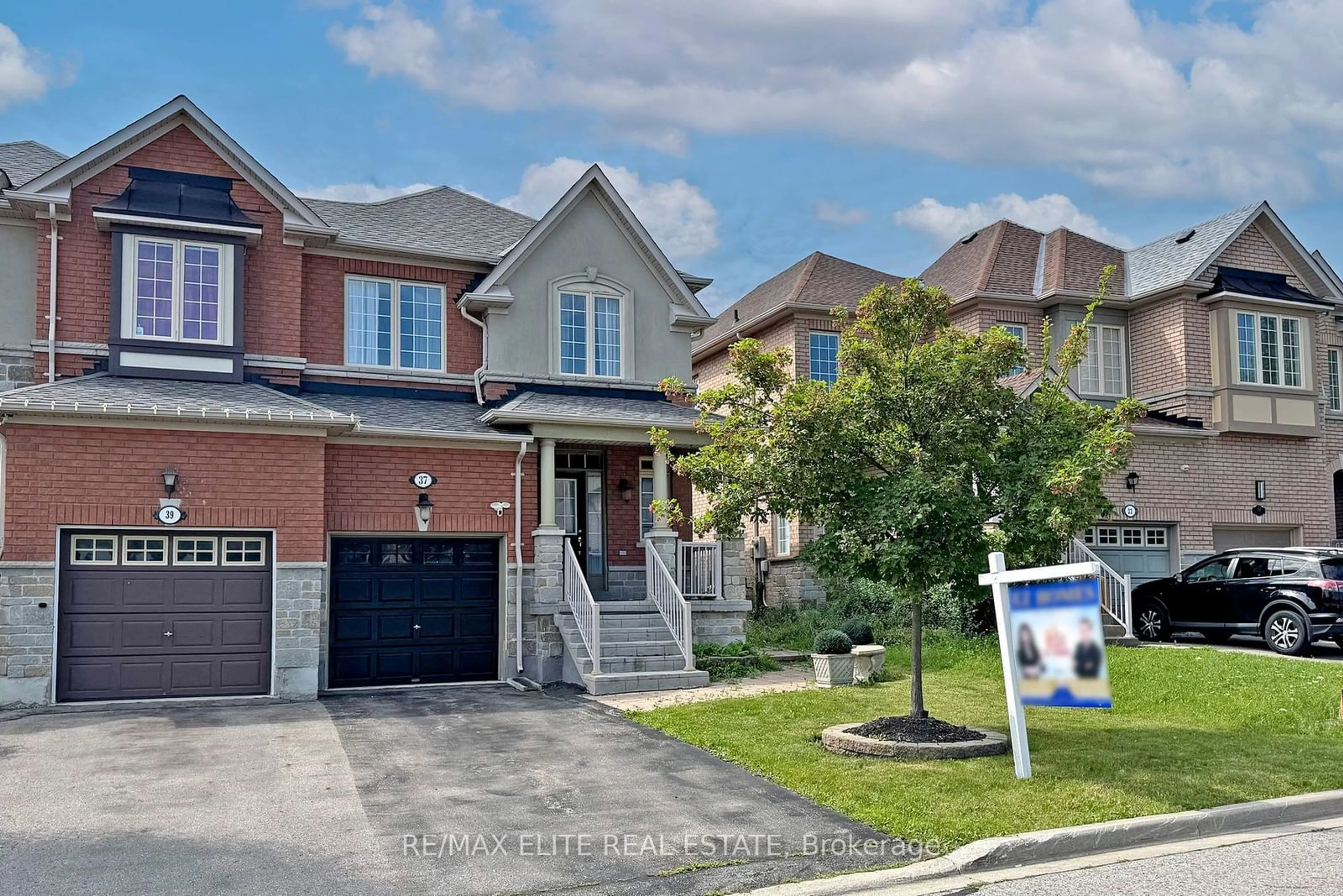 Home with brick exterior material for 37 Whisperwood Rd, Vaughan Ontario L4J 9G6