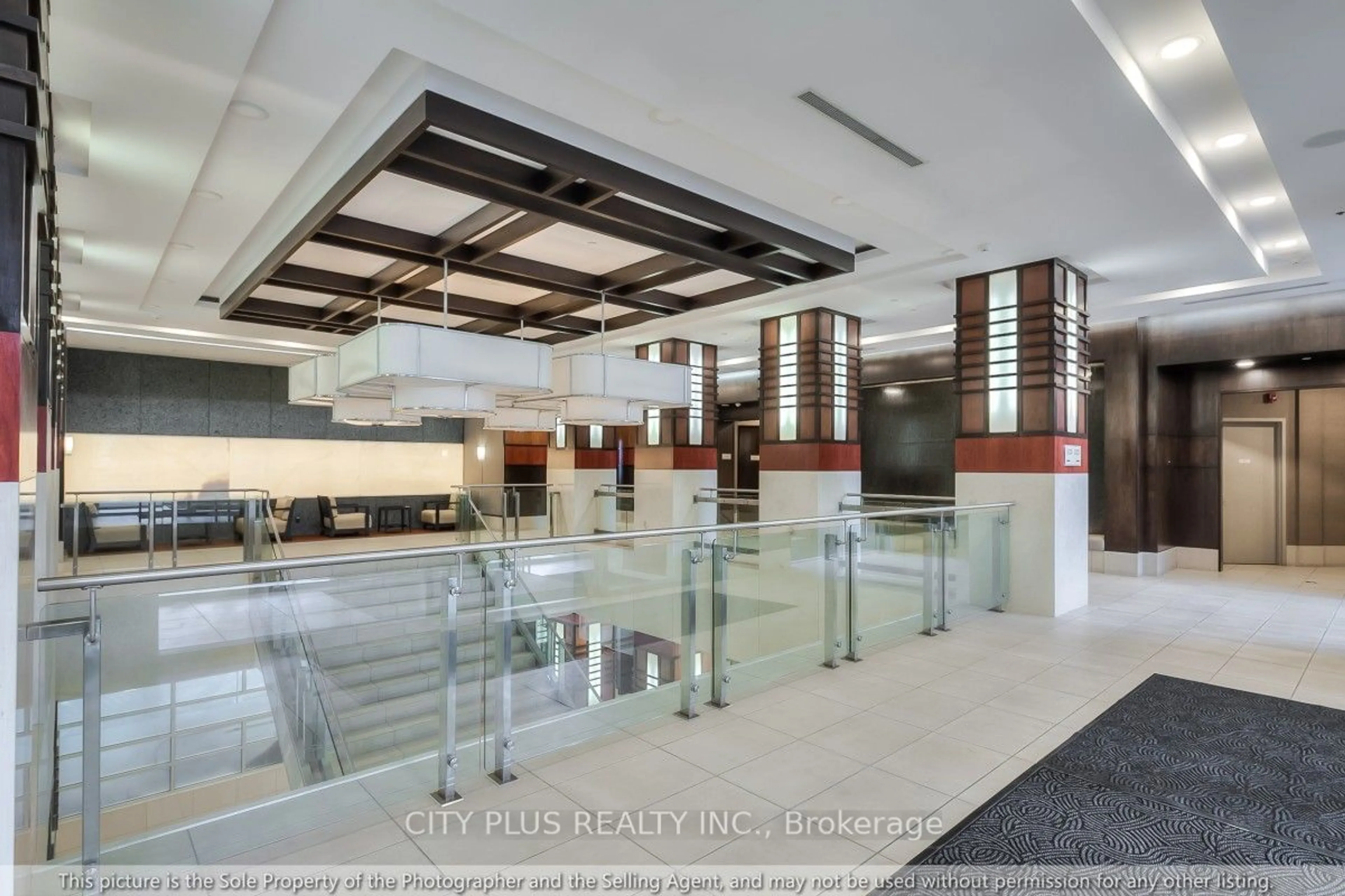 Indoor lobby for 23 Cox Blvd #1077, Markham Ontario L3R 7Z9