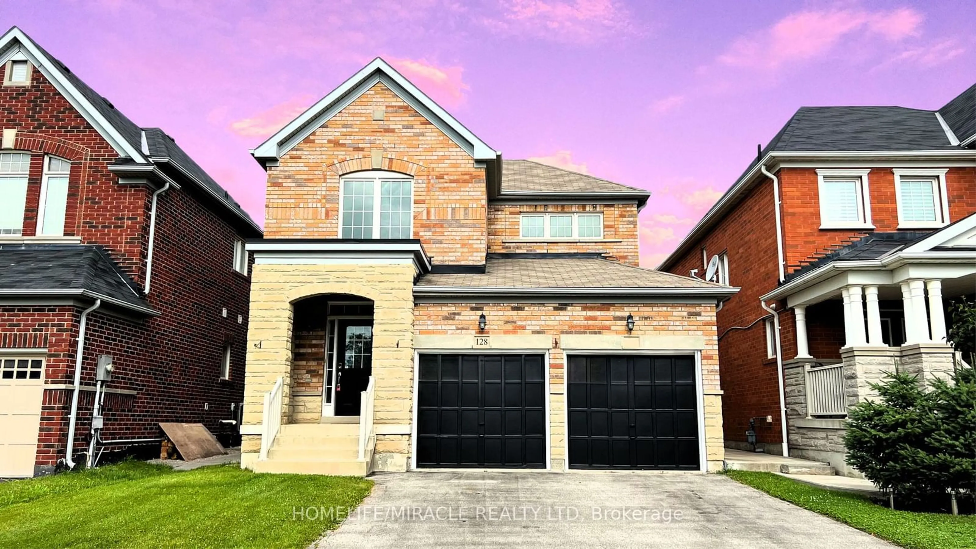 Home with brick exterior material for 128 Summerlyn Tr, Bradford West Gwillimbury Ontario L3Z 0E3